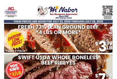 Hi Nabor Weekly Ad July 23 - August 29, 2026