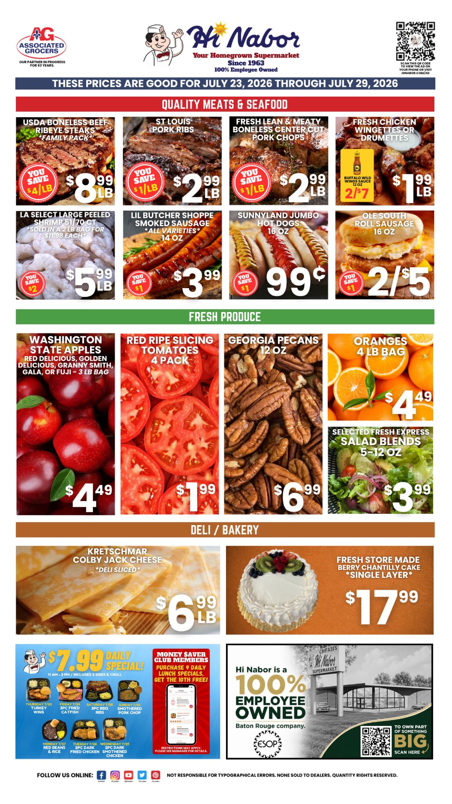 Hi Nabor Weekly Ad July 23 - August 29, 2026