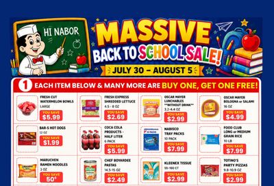 Hi Nabor Weekly Ad July 30 - August 5, 2026