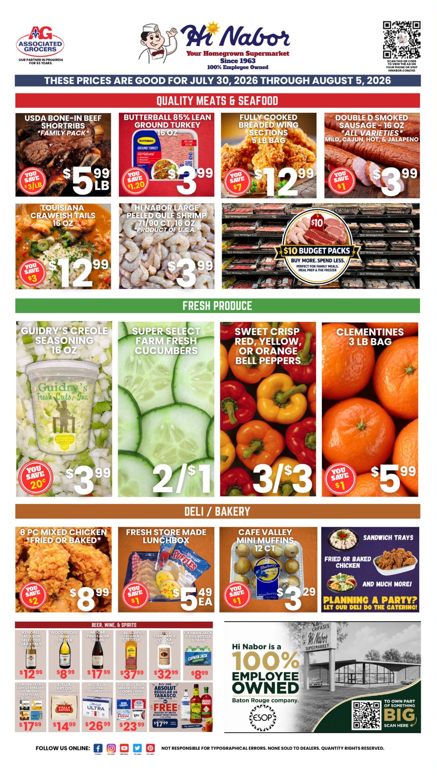 Hi Nabor Weekly Ad July 30 - August 5, 2026
