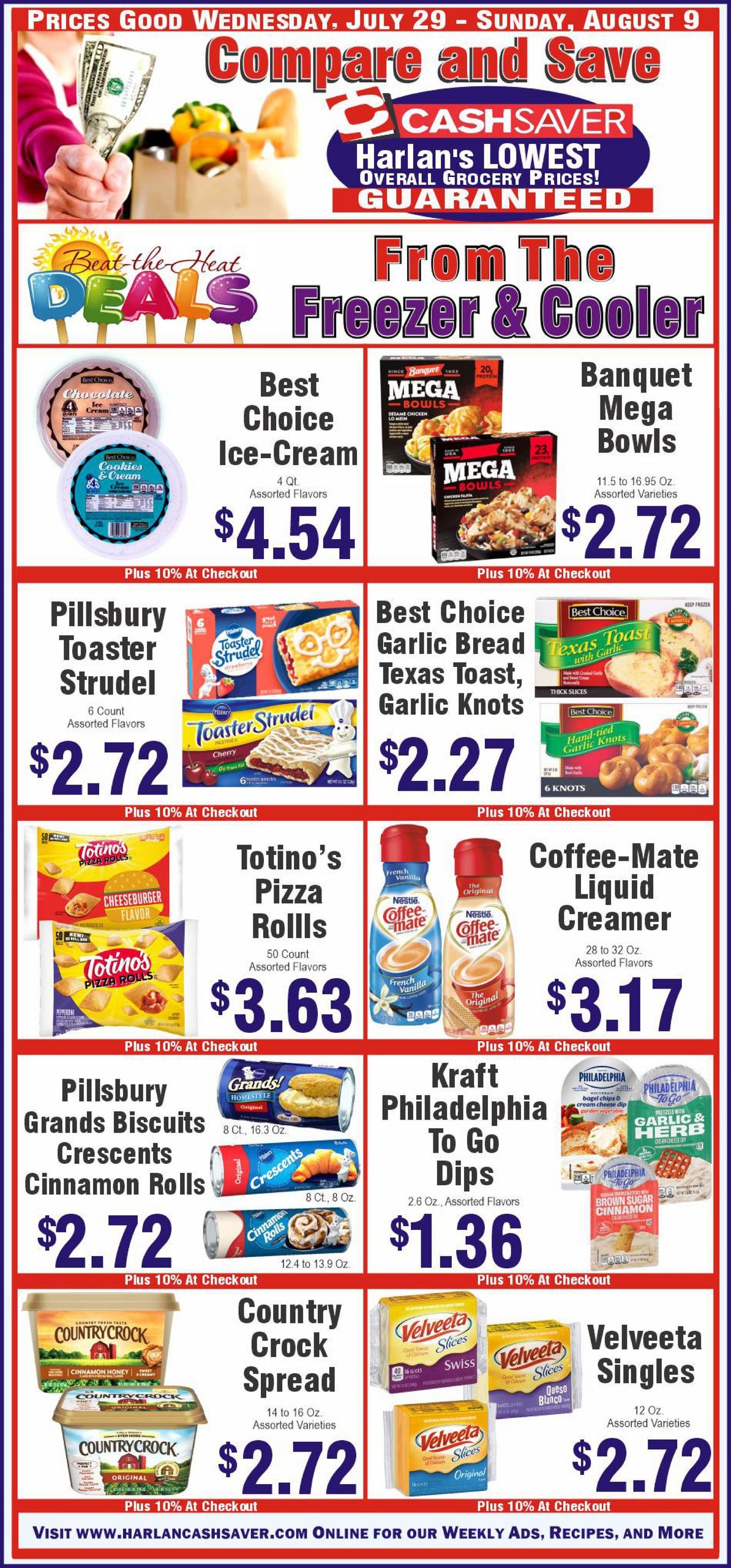Harlan Cash Saver (Arjay–Cumberland Area, KY) Weekly Ad July 29 - August 9, 2026