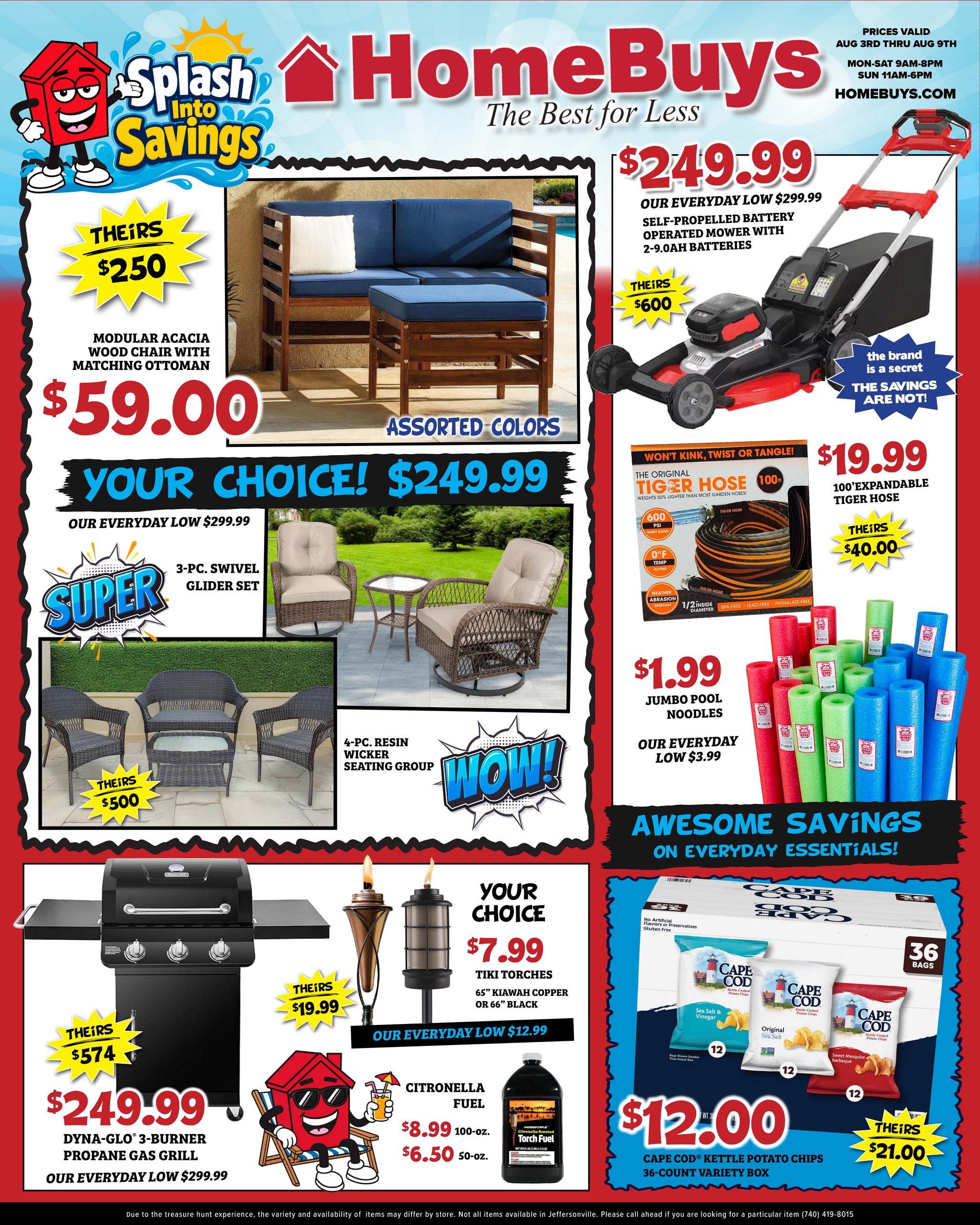 HomeBuys Weekly Ad August 3 - 9, 2026