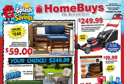 HomeBuys Weekly Ad August 3 - 9, 2026