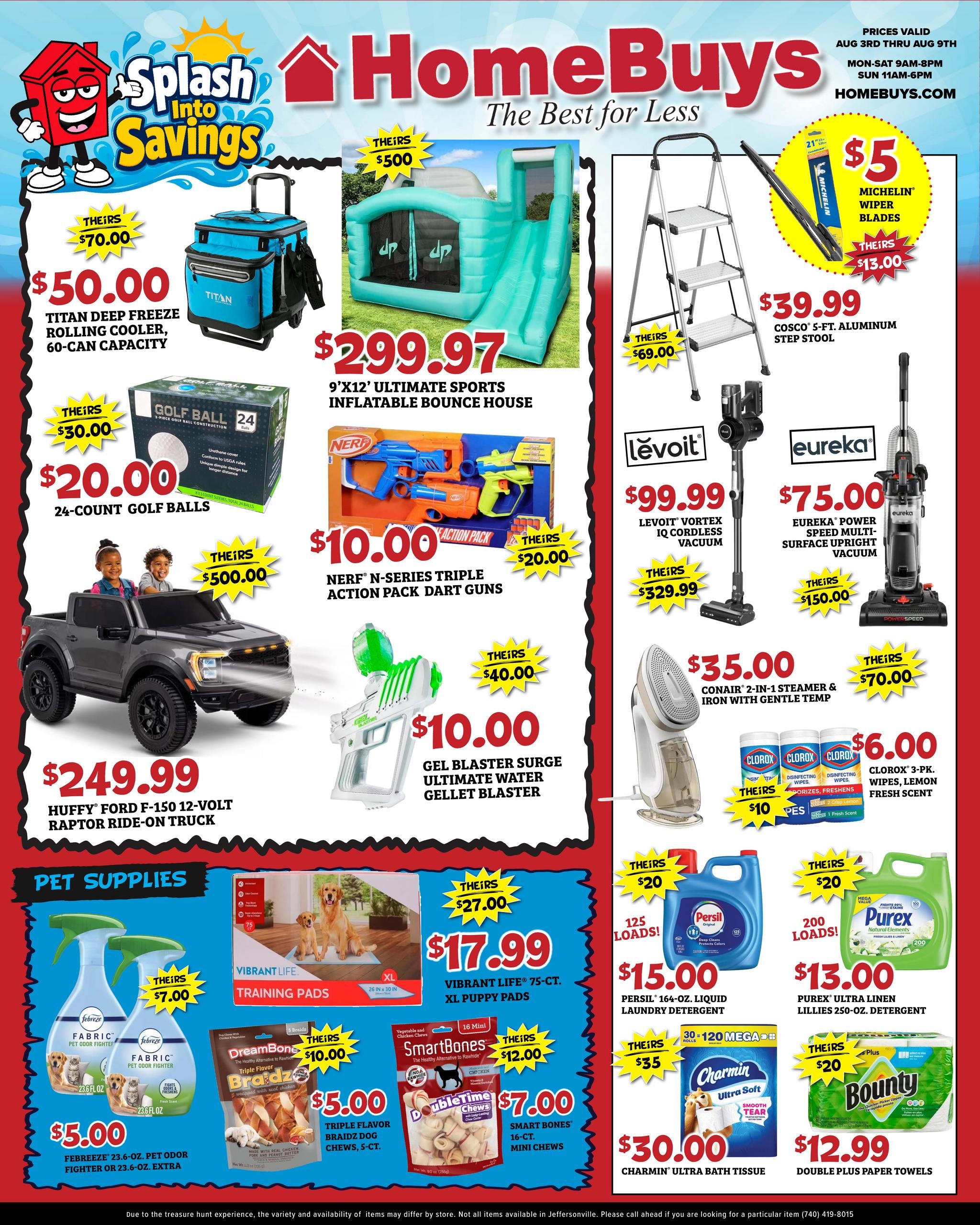 HomeBuys Weekly Ad August 3 - 9, 2026