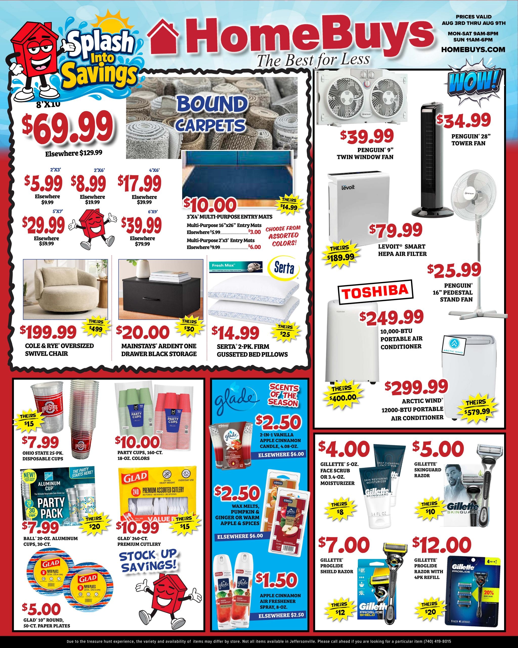 HomeBuys Weekly Ad August 3 - 9, 2026