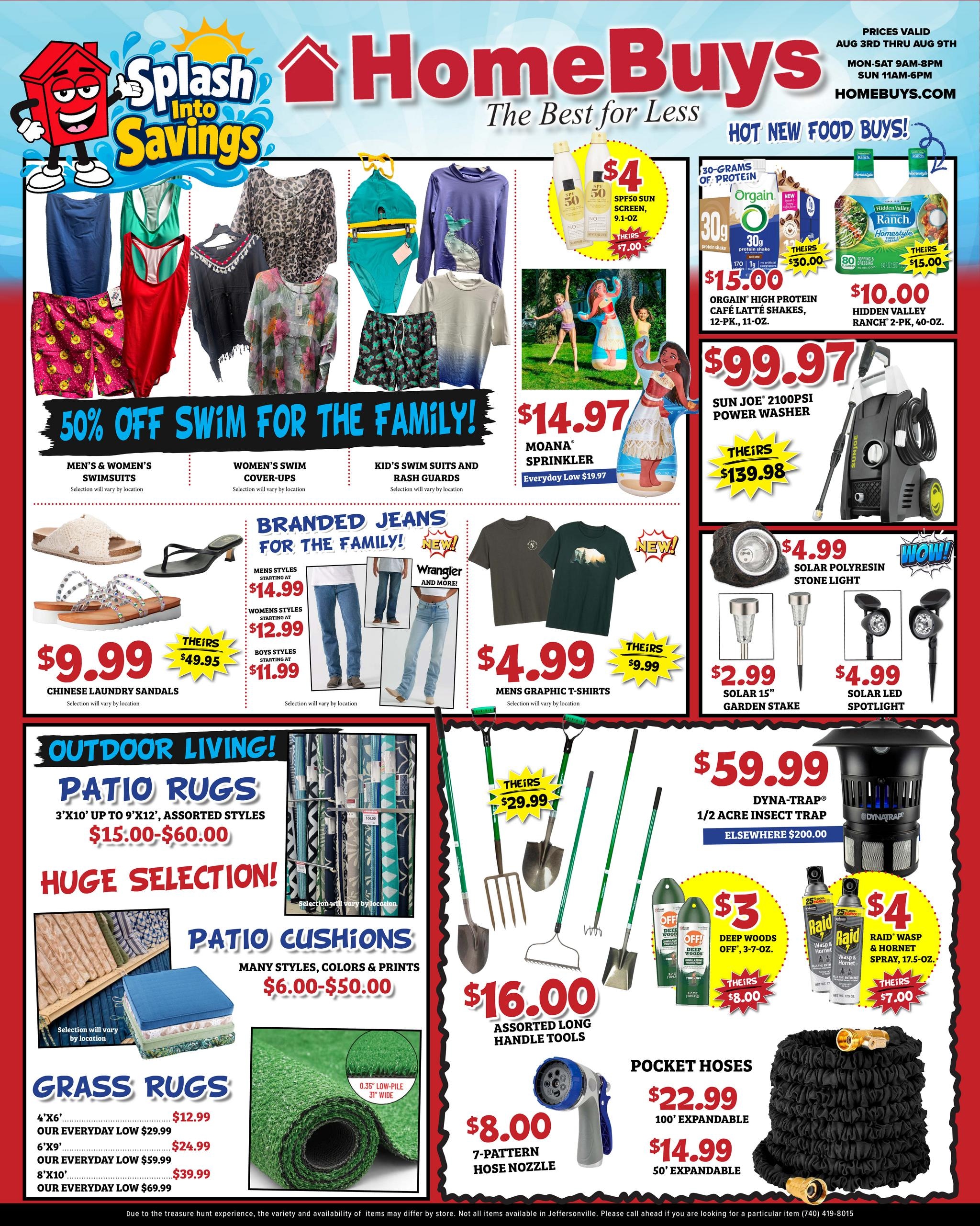 HomeBuys Weekly Ad August 3 - 9, 2026