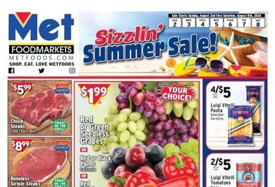 Met Foods Weekly Ad August 2 - 8, 2026
