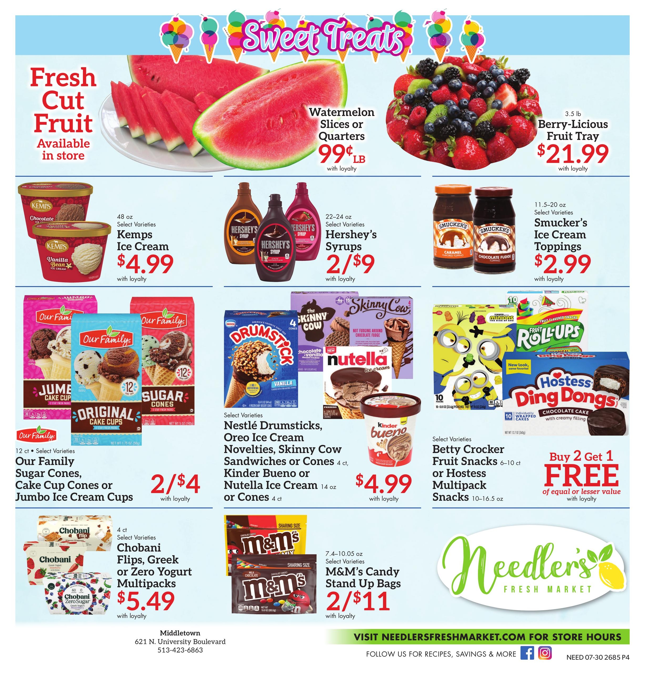 Needler's Fresh Market (Cincinnati–Dayton Area, KY–OH) Weekly Ad July 30 - August 5, 2026
