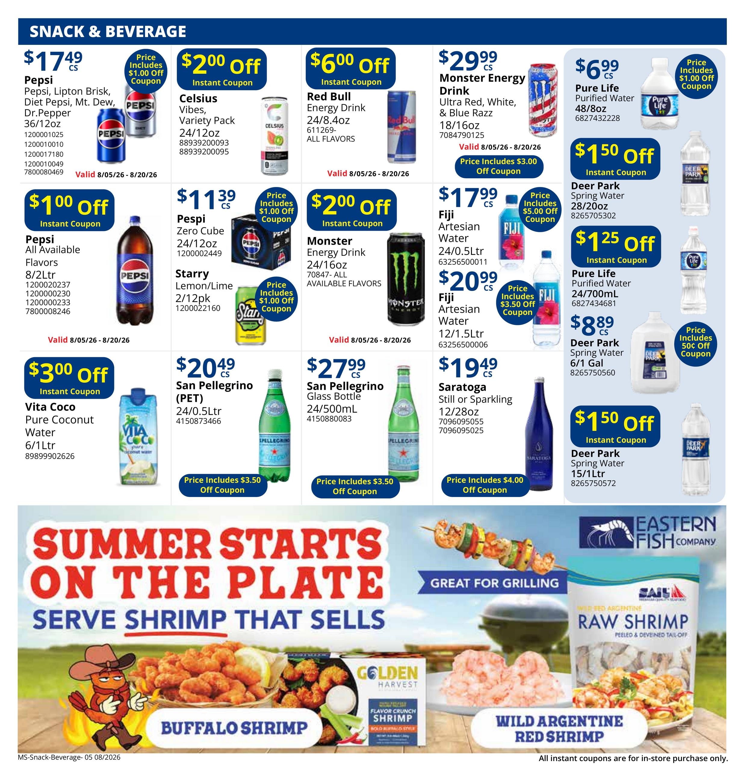 Restaurant Depot Weekly Ad August 1 - 31, 2026