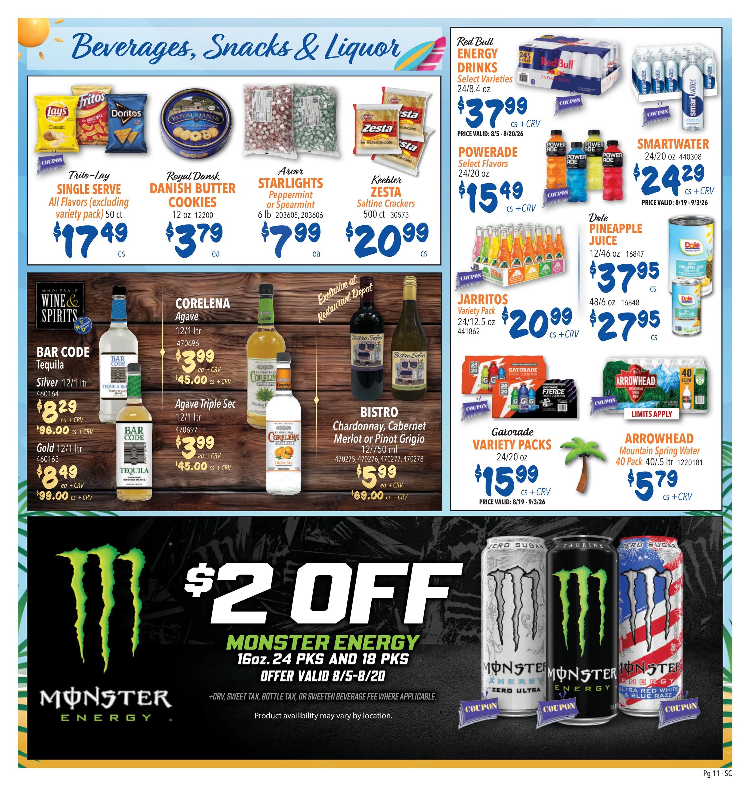 Restaurant Depot (Alhambra Area, CA) Weekly Ad August 1 - 31, 2026