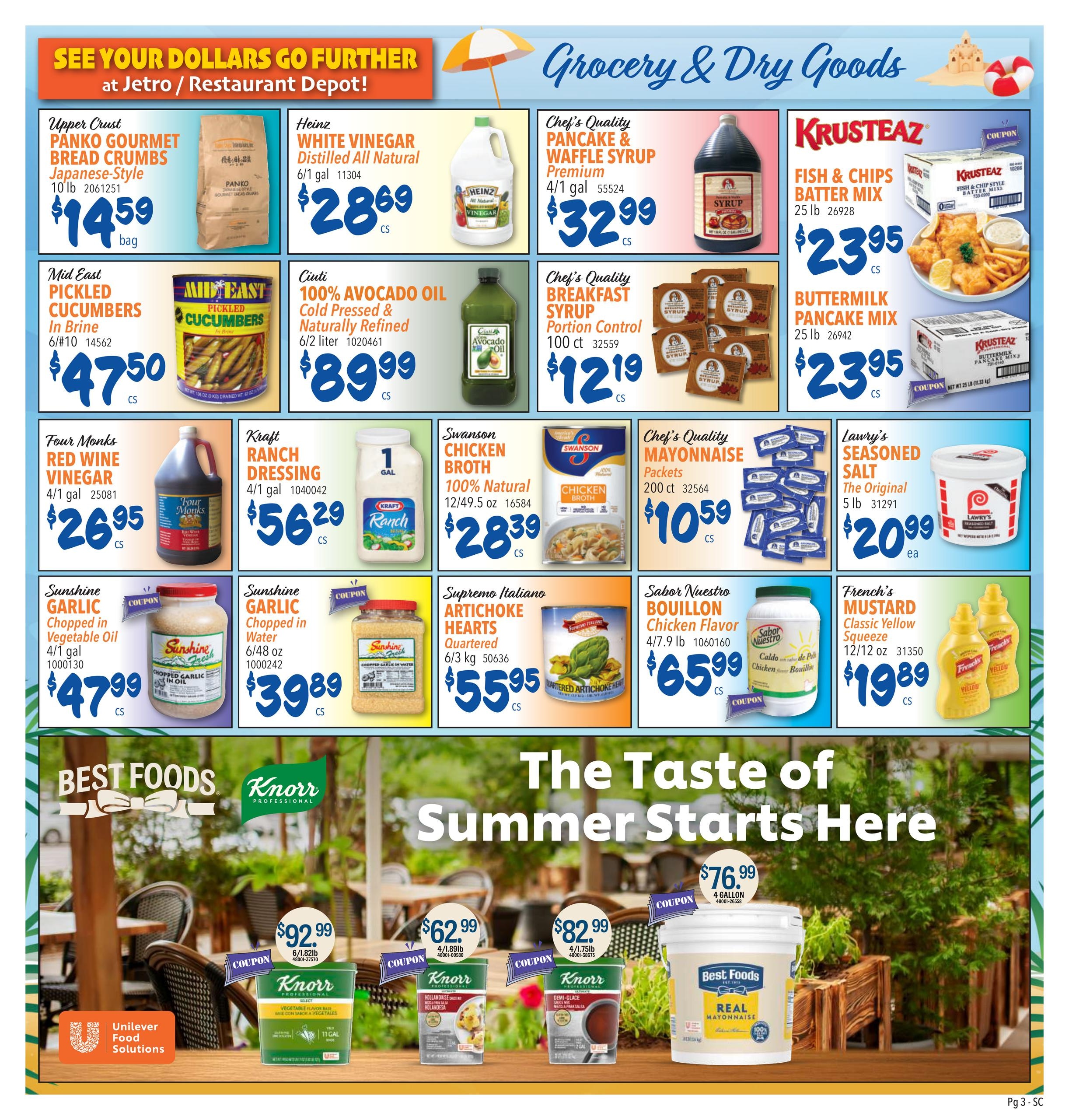Restaurant Depot (Alhambra Area, CA) Weekly Ad August 1 - 31, 2026
