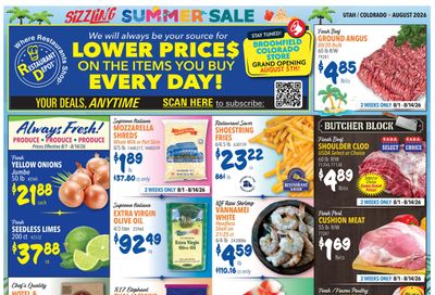 Restaurant Depot (CO, UT) Weekly Ad August 1 - 31, 2026