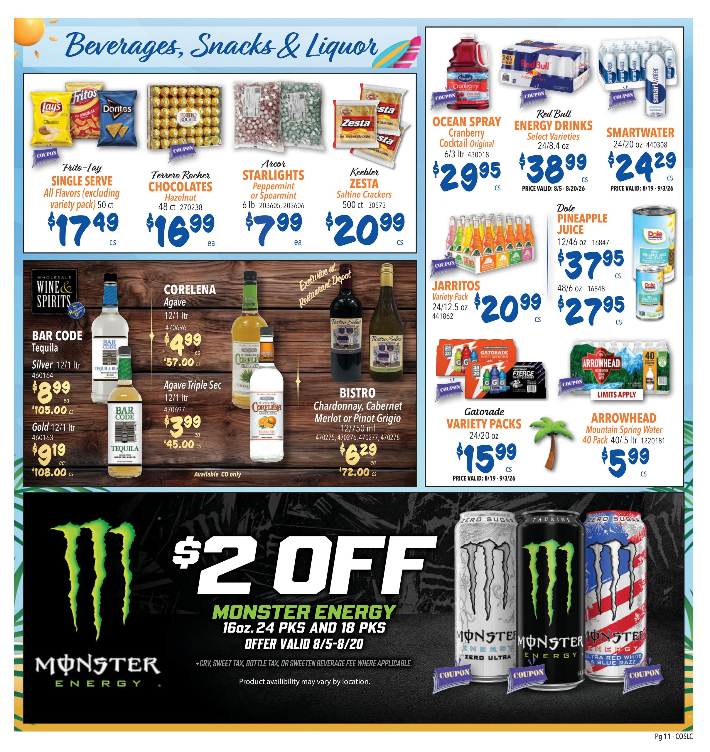 Restaurant Depot (CO, UT) Weekly Ad August 1 - 31, 2026