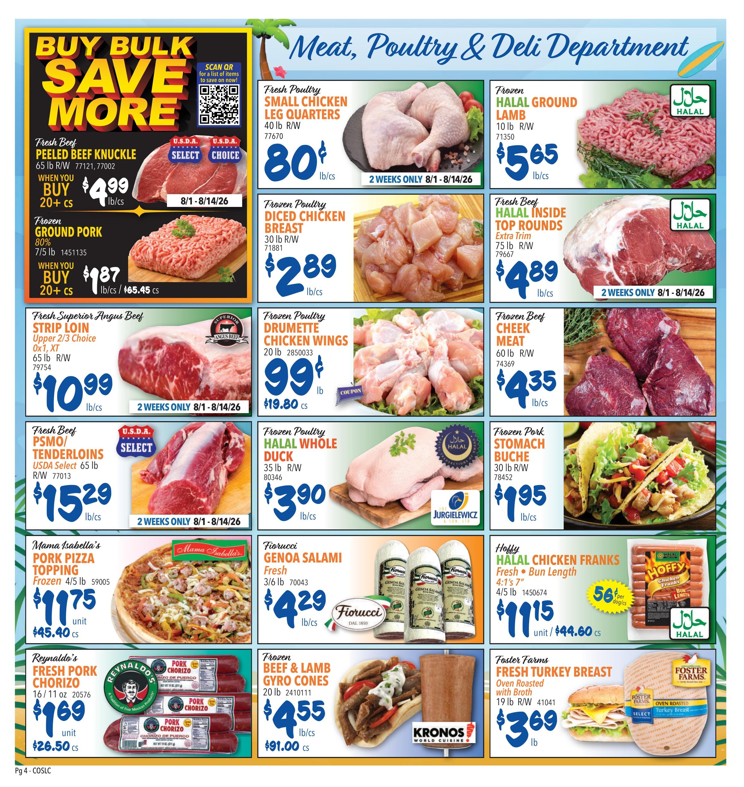 Restaurant Depot (CO, UT) Weekly Ad August 1 - 31, 2026