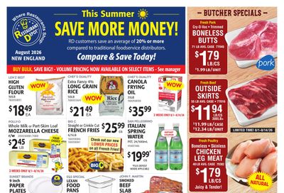 Restaurant Depot (CT, MA) Weekly Ad August 1 - 31, 2026