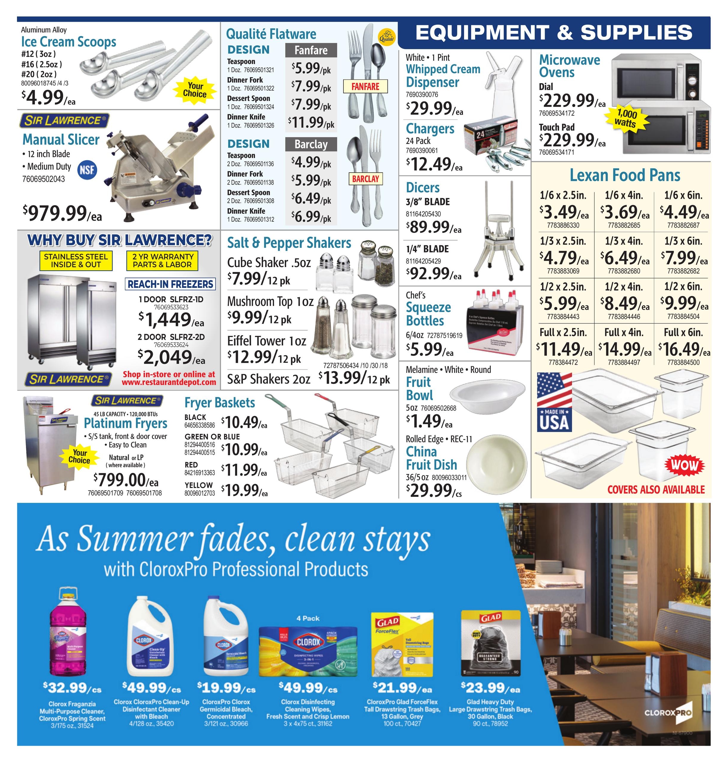 Restaurant Depot (CT, MA) Weekly Ad August 1 - 31, 2026