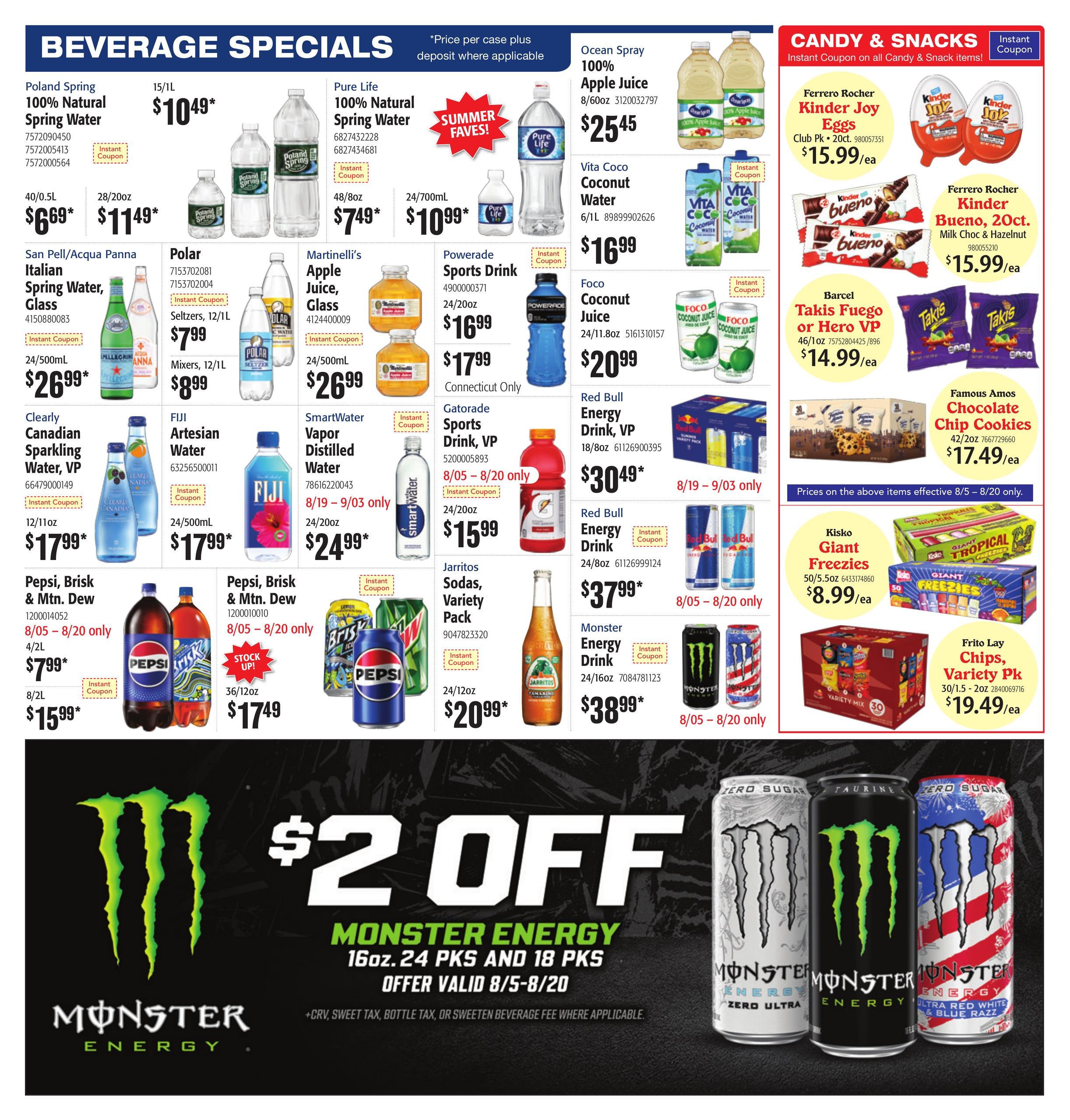 Restaurant Depot (CT, MA) Weekly Ad August 1 - 31, 2026