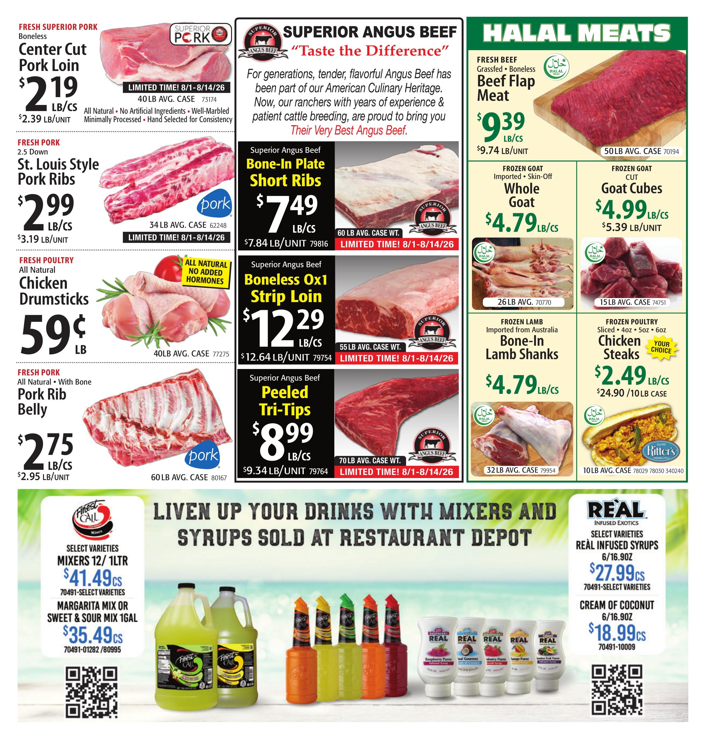 Restaurant Depot (CT, NY) Weekly Ad August 1 - 31, 2026
