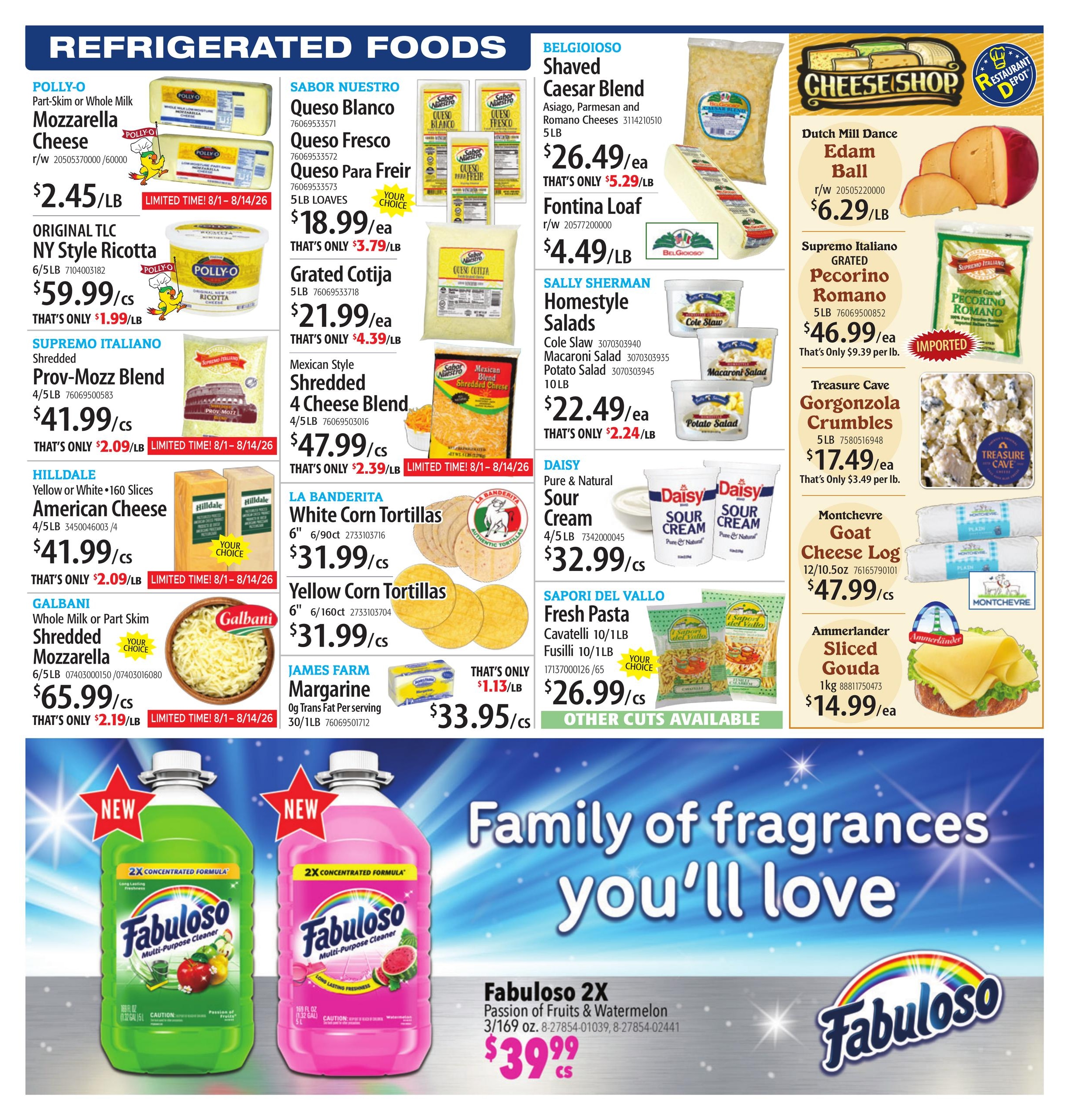 Restaurant Depot (CT, NY) Weekly Ad August 1 - 31, 2026
