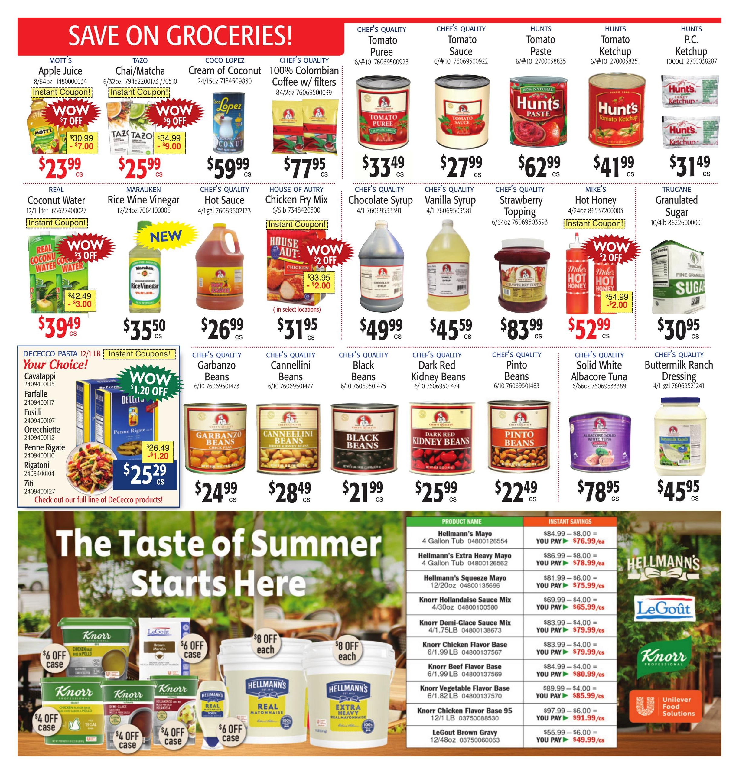 Restaurant Depot (DC, MD, NJ, NY, PA, VA) Weekly Ad August 1 - 31, 2026