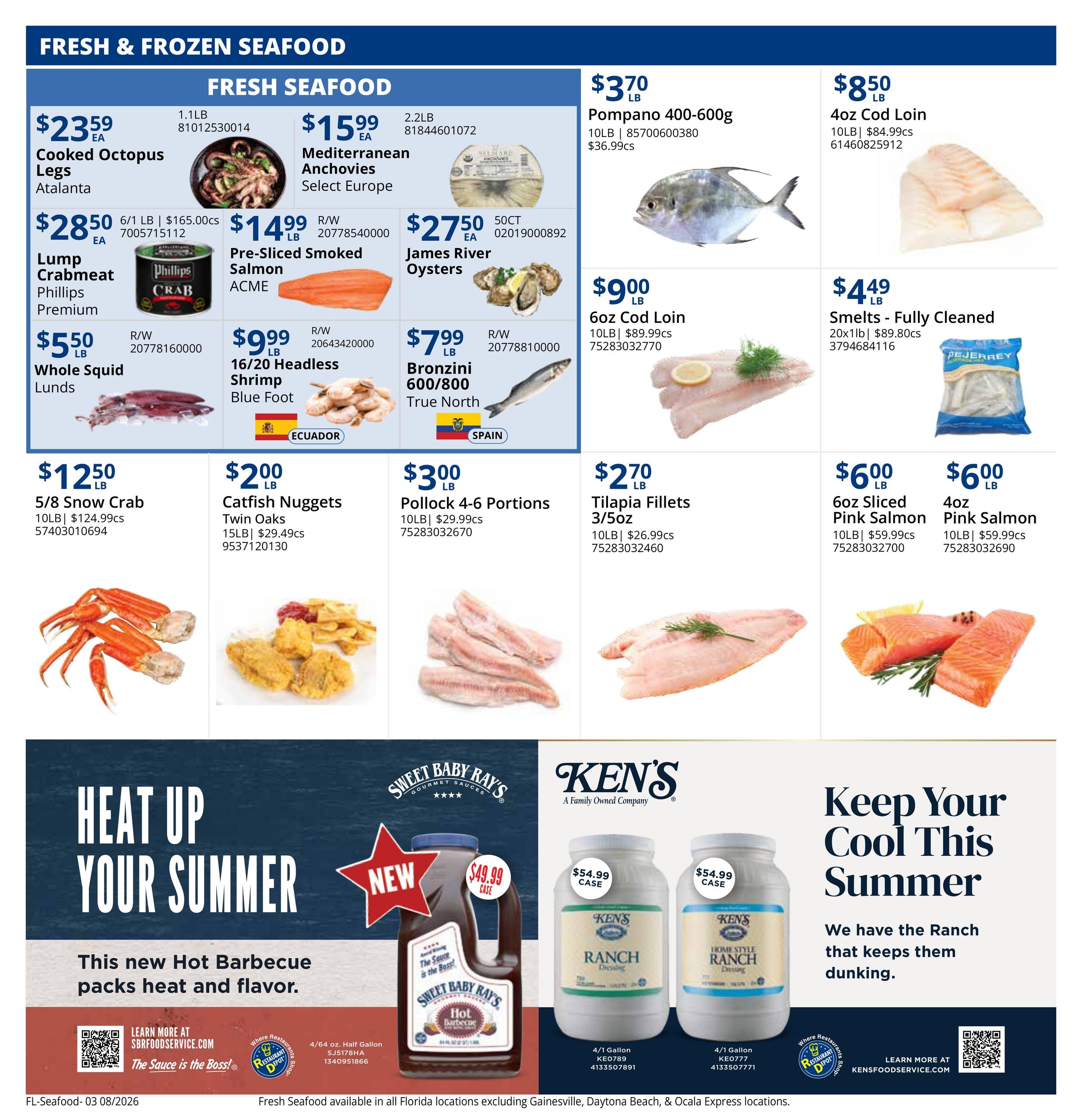 Restaurant Depot (FL) Weekly Ad August 1 - 31, 2026