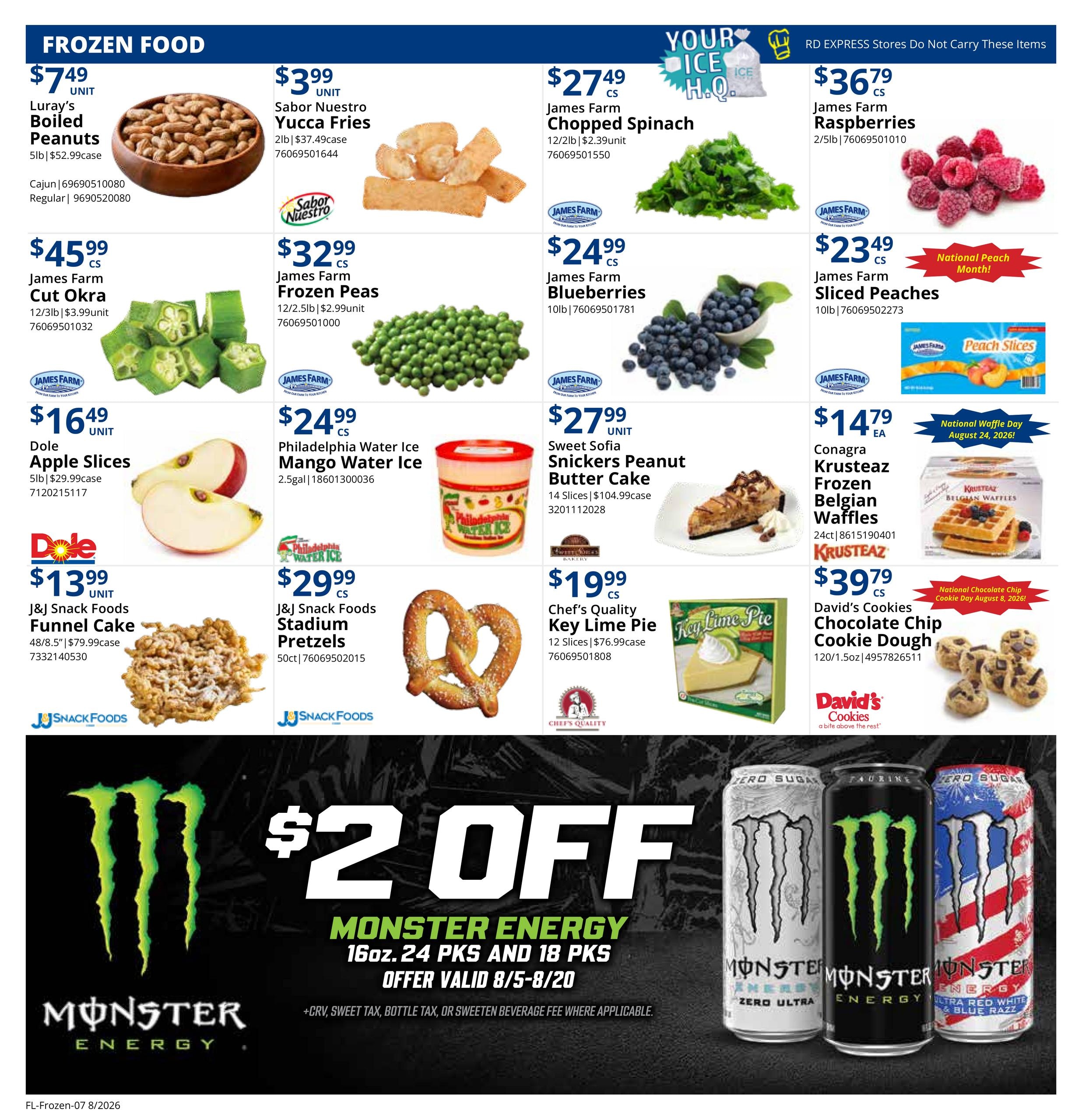 Restaurant Depot (FL) Weekly Ad August 1 - 31, 2026