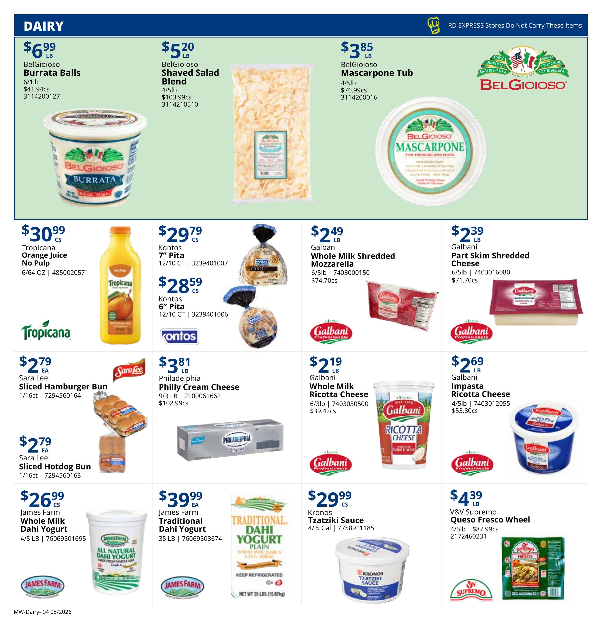 Restaurant Depot (IL, IN, KS, MN, MO, WI) Weekly Ad August 1 - 31, 2026