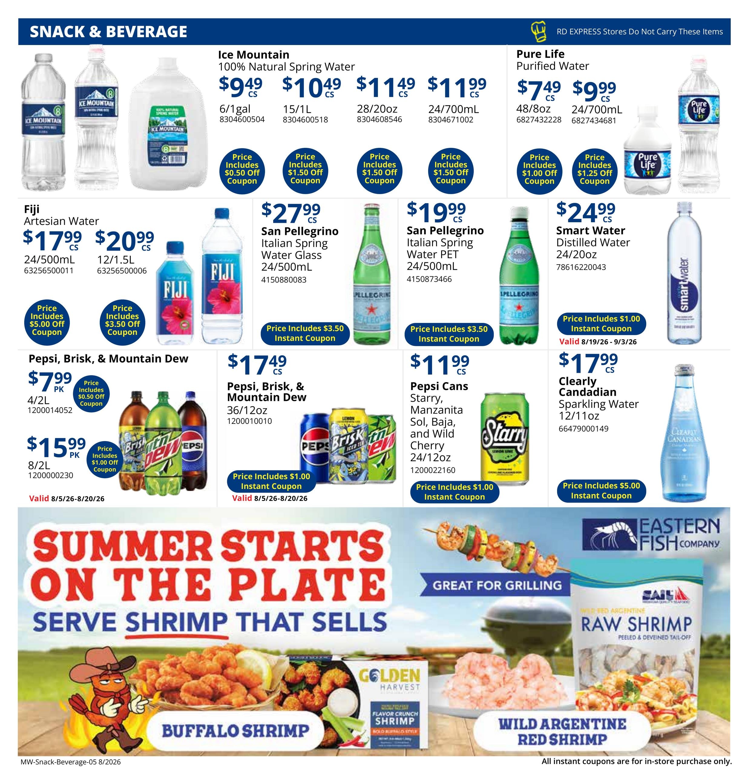 Restaurant Depot (IL, IN, KS, MN, MO, WI) Weekly Ad August 1 - 31, 2026