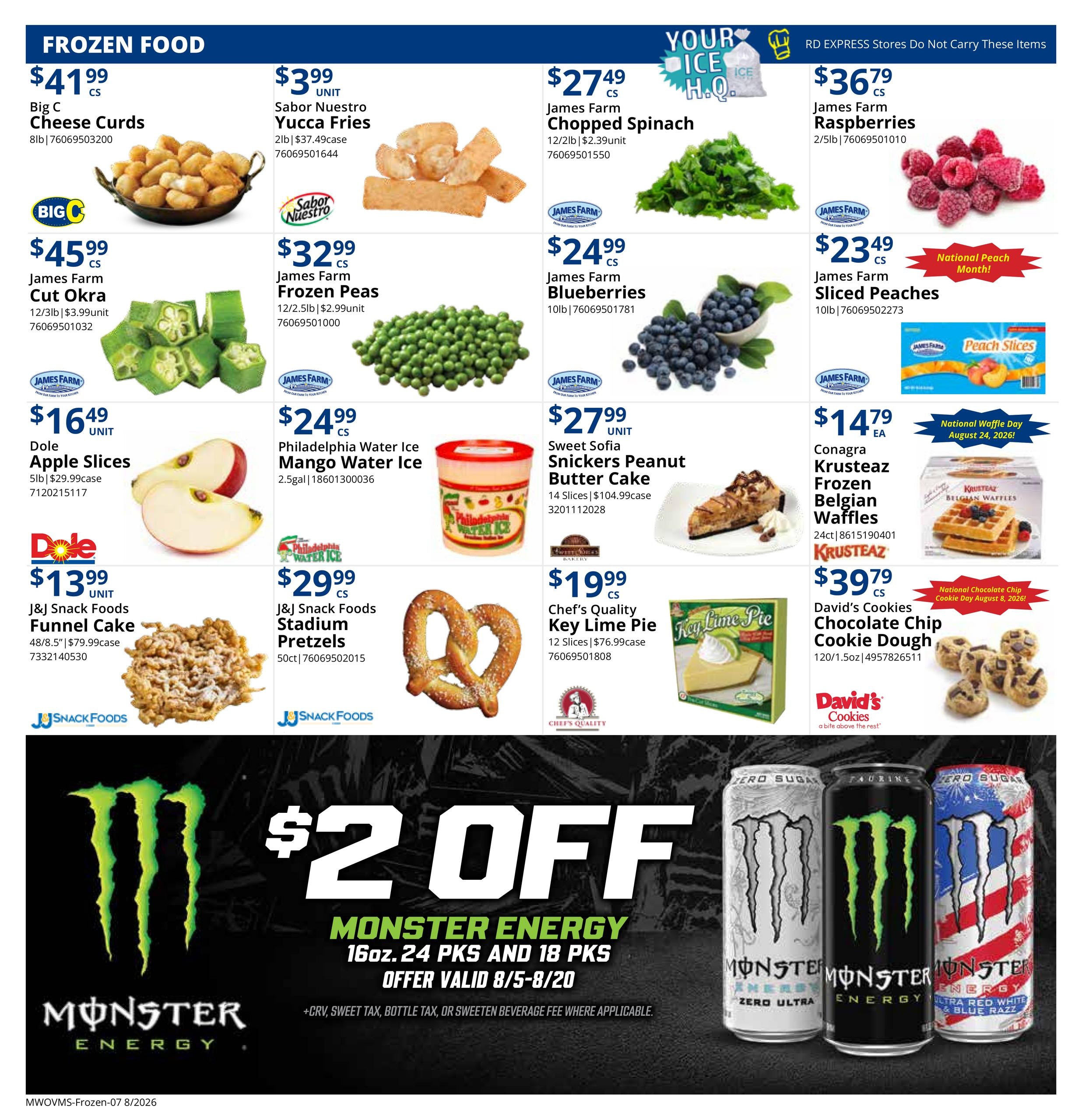 Restaurant Depot (IL, IN, KS, MN, MO, WI) Weekly Ad August 1 - 31, 2026