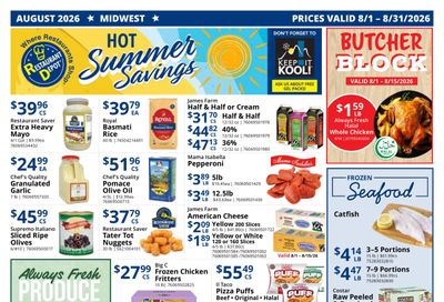 Restaurant Depot (Chicago–Aurora Area, IL) Weekly Ad August 1 - 31, 2026