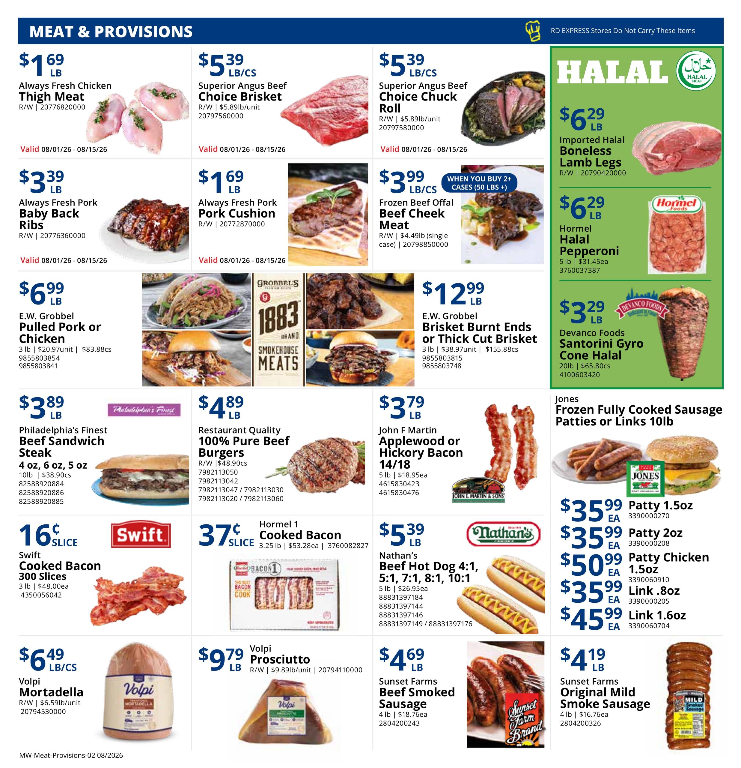 Restaurant Depot (Chicago–Aurora Area, IL) Weekly Ad August 1 - 31, 2026
