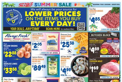 Restaurant Depot (LA, OK, TX) Weekly Ad August 1 - 31, 2026