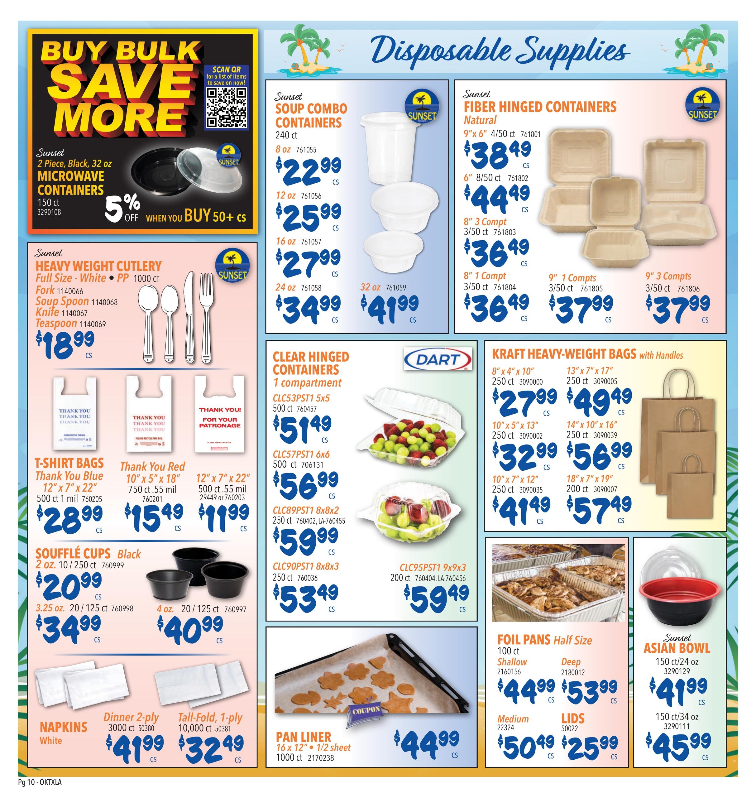 Restaurant Depot (LA, OK, TX) Weekly Ad August 1 - 31, 2026