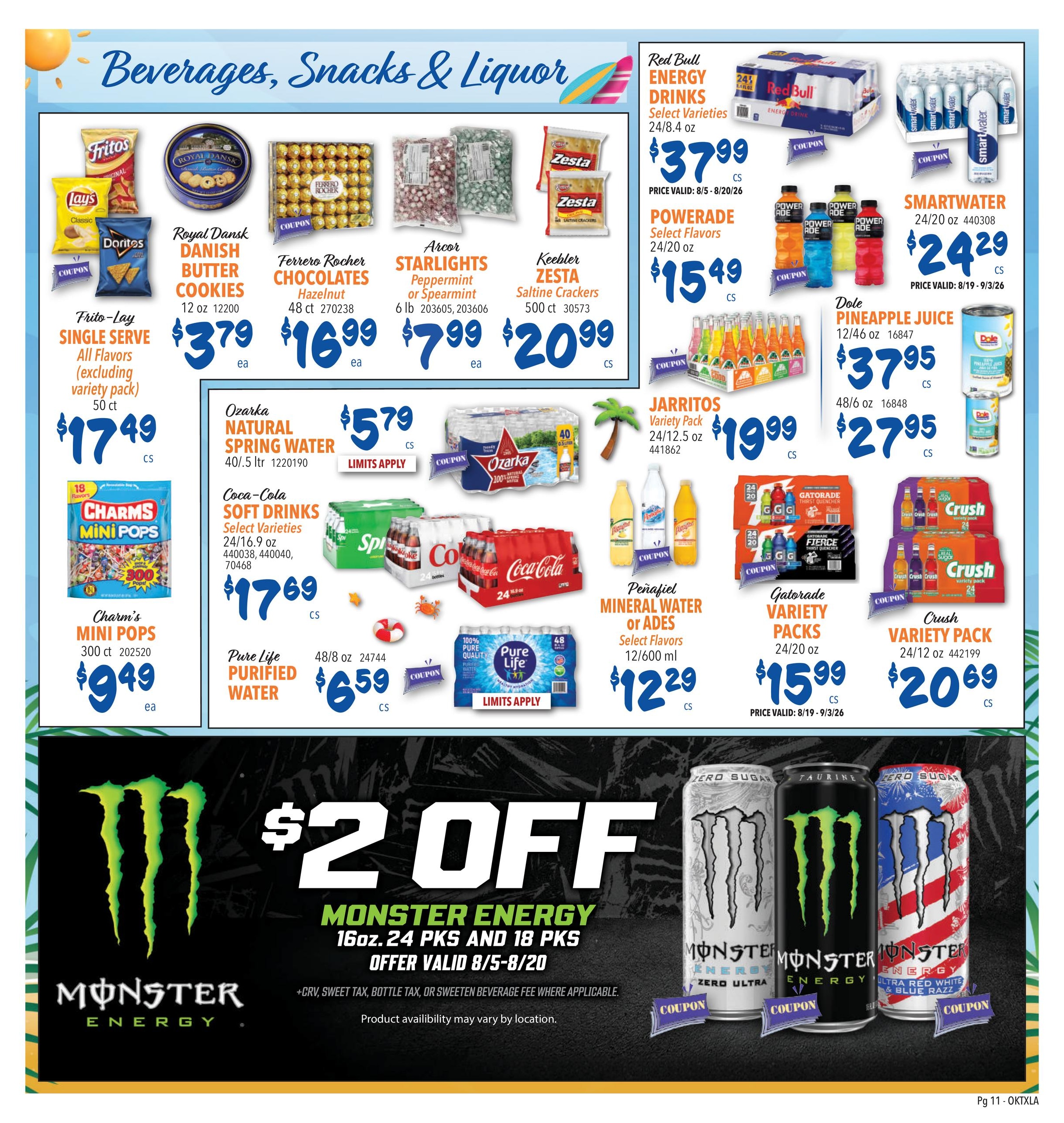 Restaurant Depot (LA, OK, TX) Weekly Ad August 1 - 31, 2026