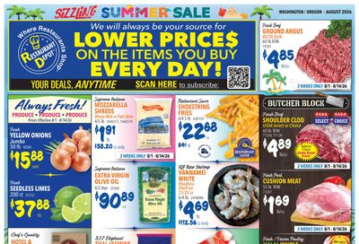 Restaurant Depot (OR, WA) Weekly Ad August 1 - 31, 2026