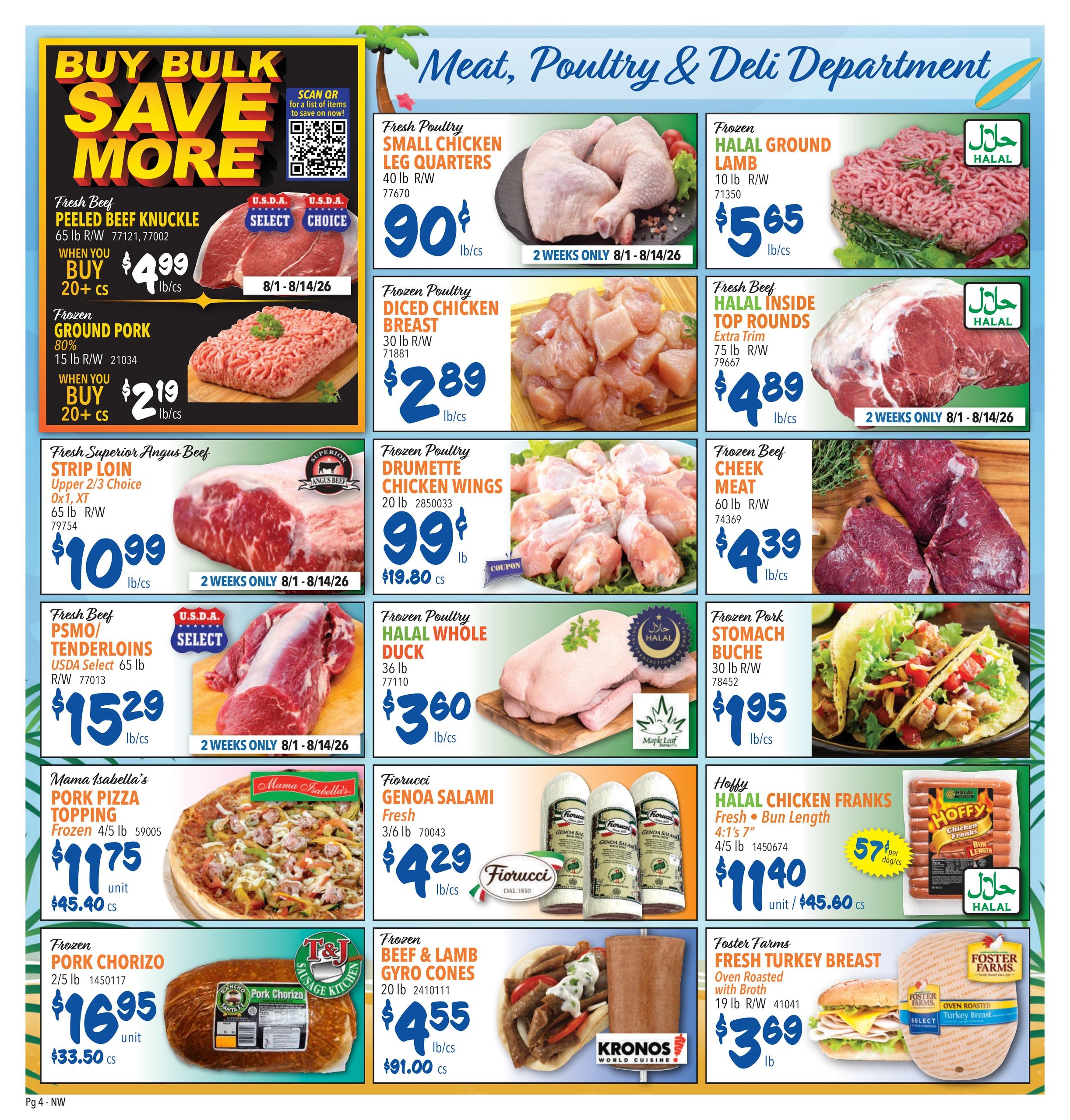 Restaurant Depot (OR, WA) Weekly Ad August 1 - 31, 2026