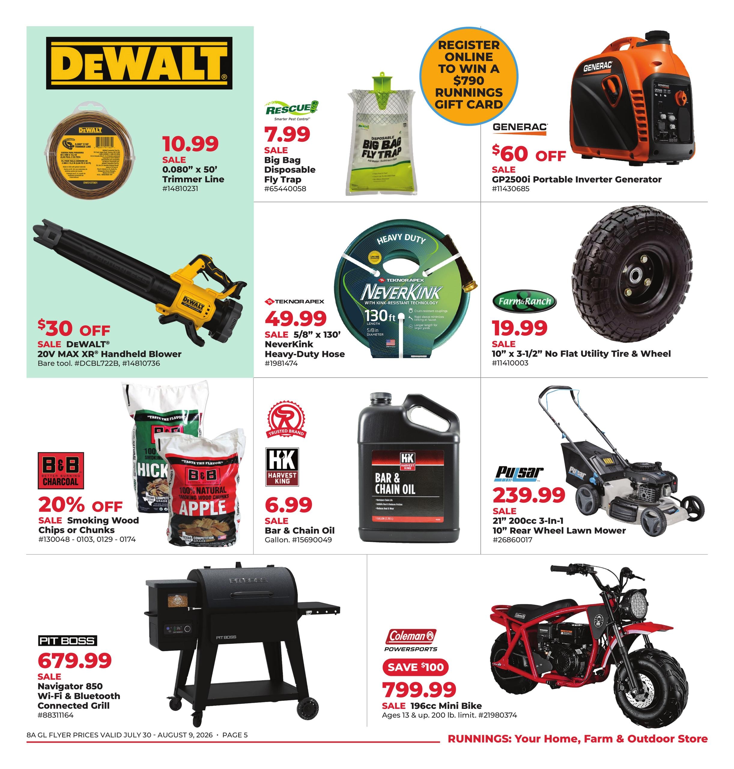 Runnings (IL, IN, MI, OH, WI) Weekly Ad July 30 - August 9, 2026