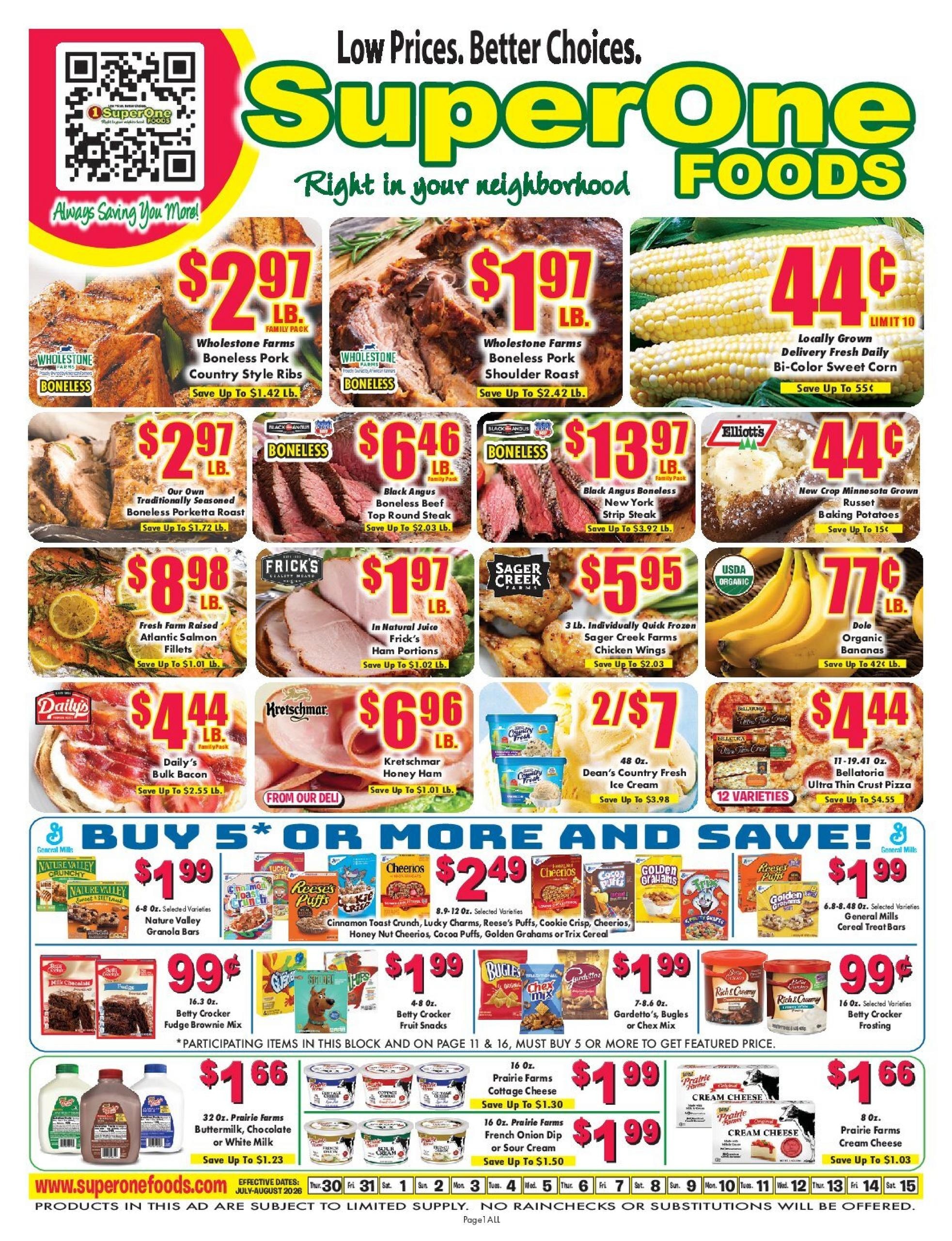 Super One Foods Weekly Ad July 30 - August 15, 2026
