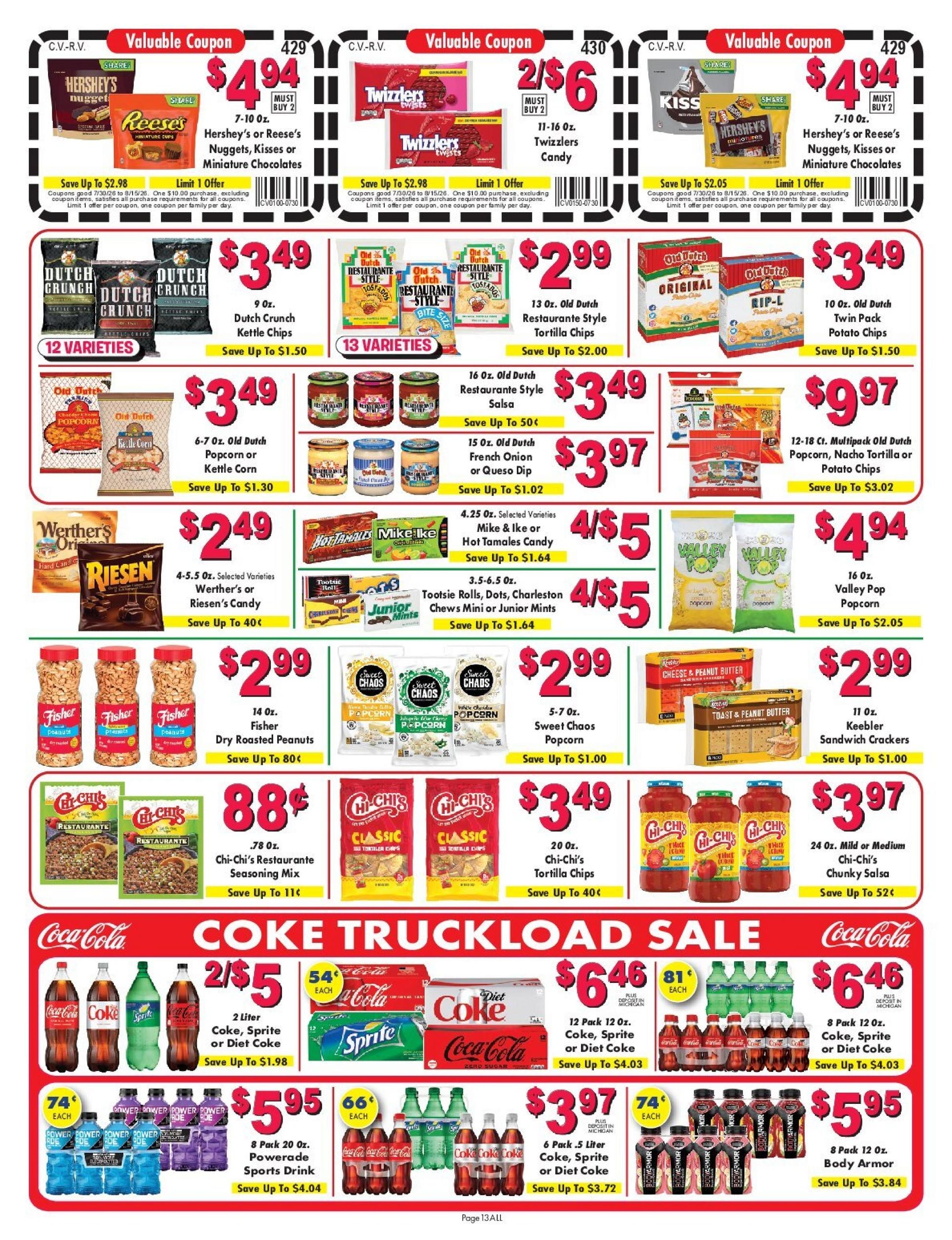 Super One Foods (Iron Mountain Area, MI) Weekly Ad July 30 - August 15, 2026
