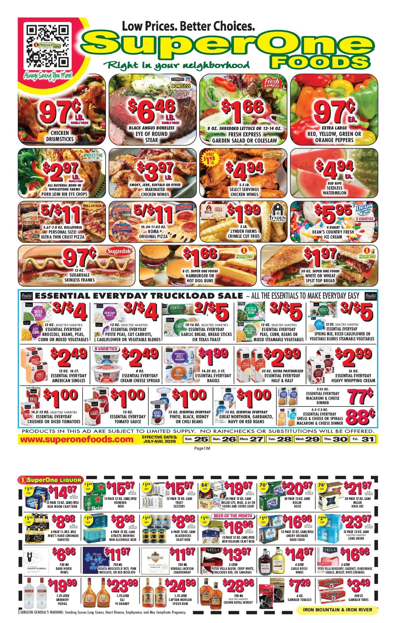 Super One Foods Weekly Ad July 30 - August 15, 2026