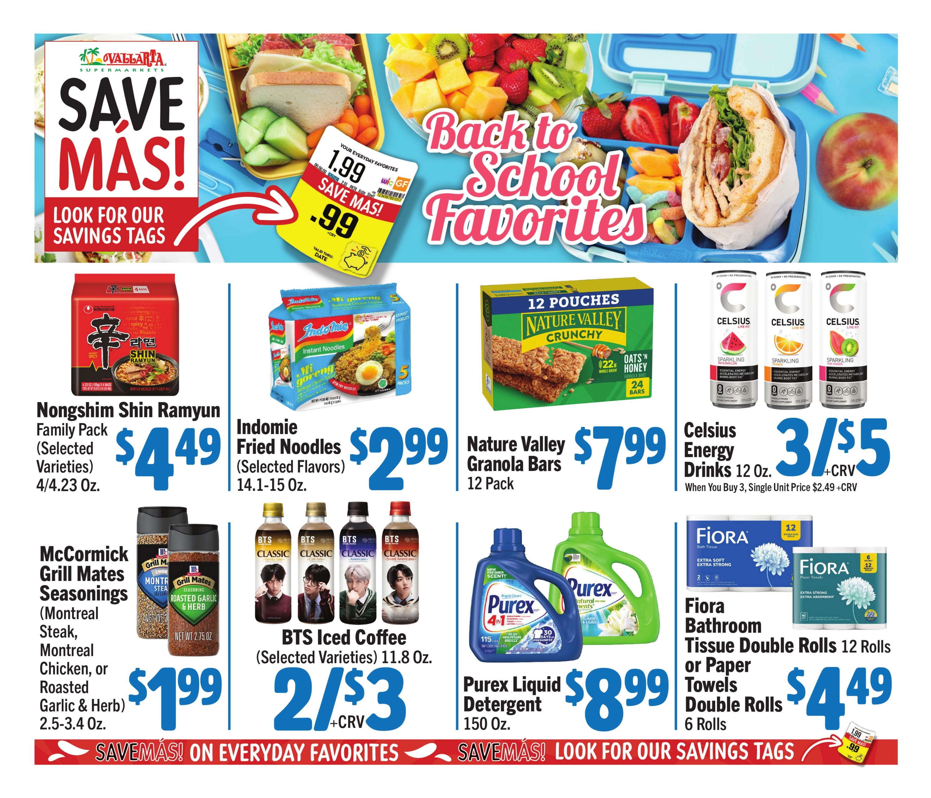 Vallarta Supermarkets (CA) Grocery Savings Weekly Ad July 27 - August 23, 2026