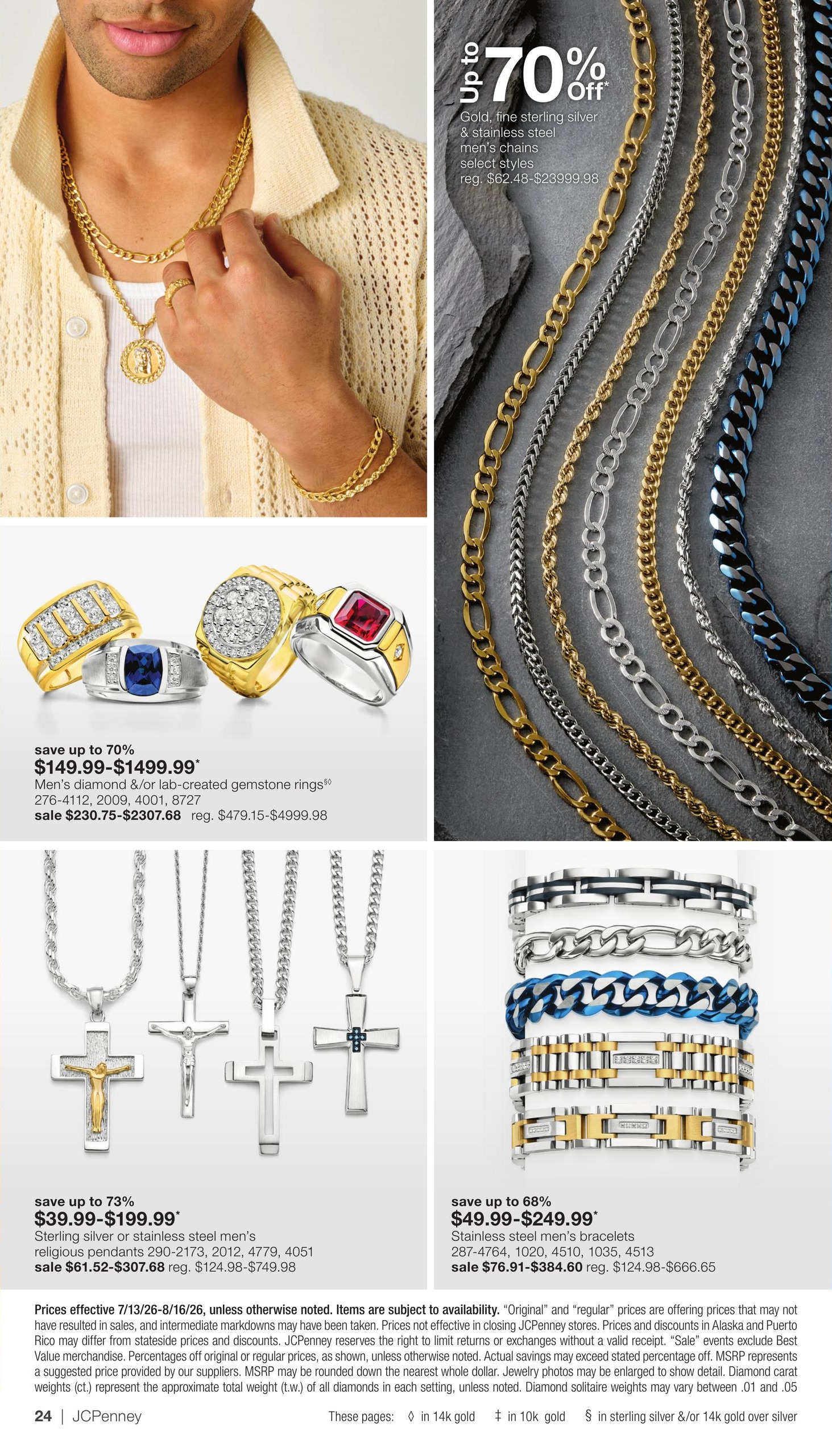 JCPenney Semi-Annual Jewelry Sale Weekly Ad July 13 - August 16, 2026