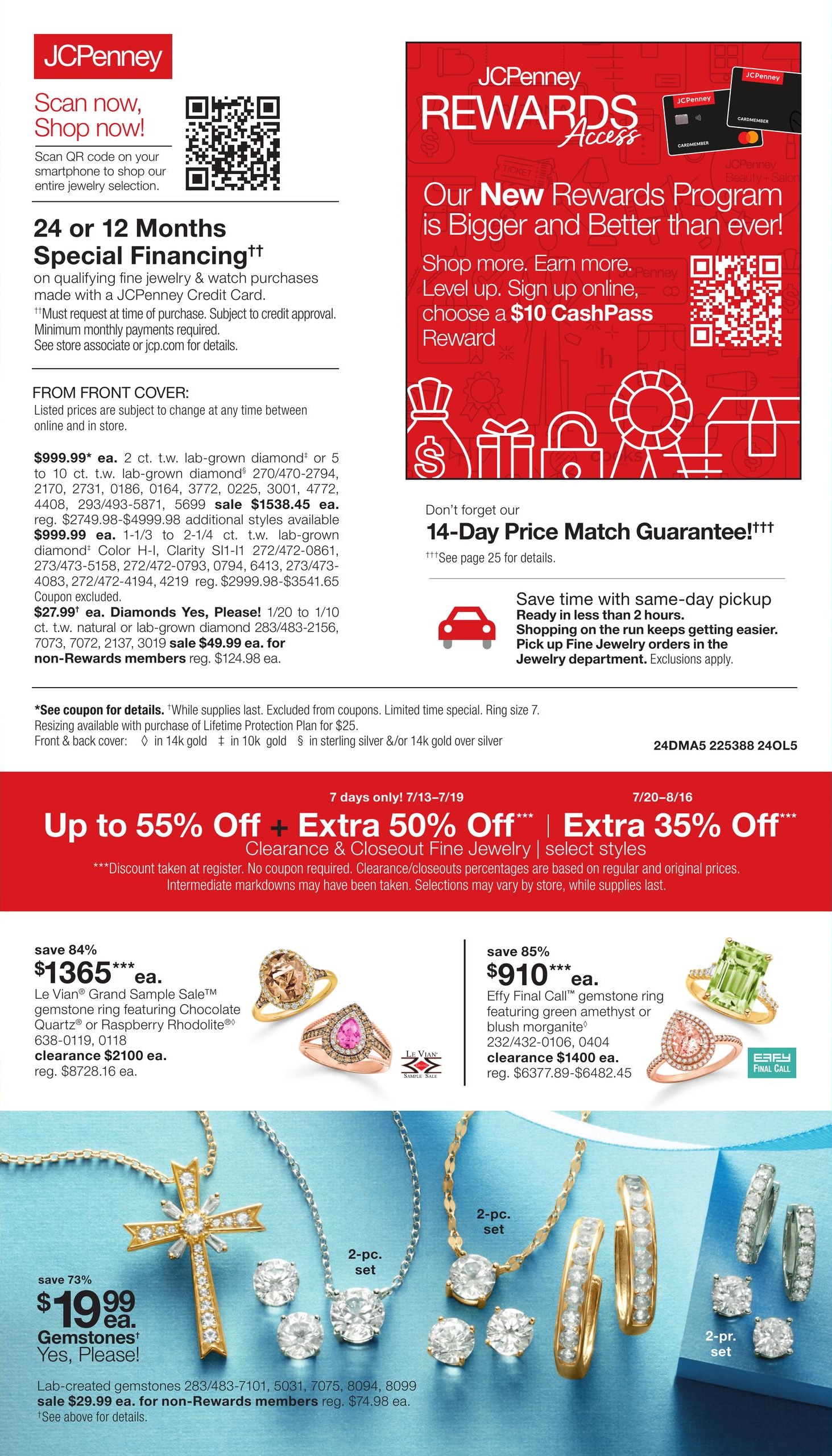 JCPenney Semi-Annual Jewelry Sale Weekly Ad July 13 - August 16, 2026