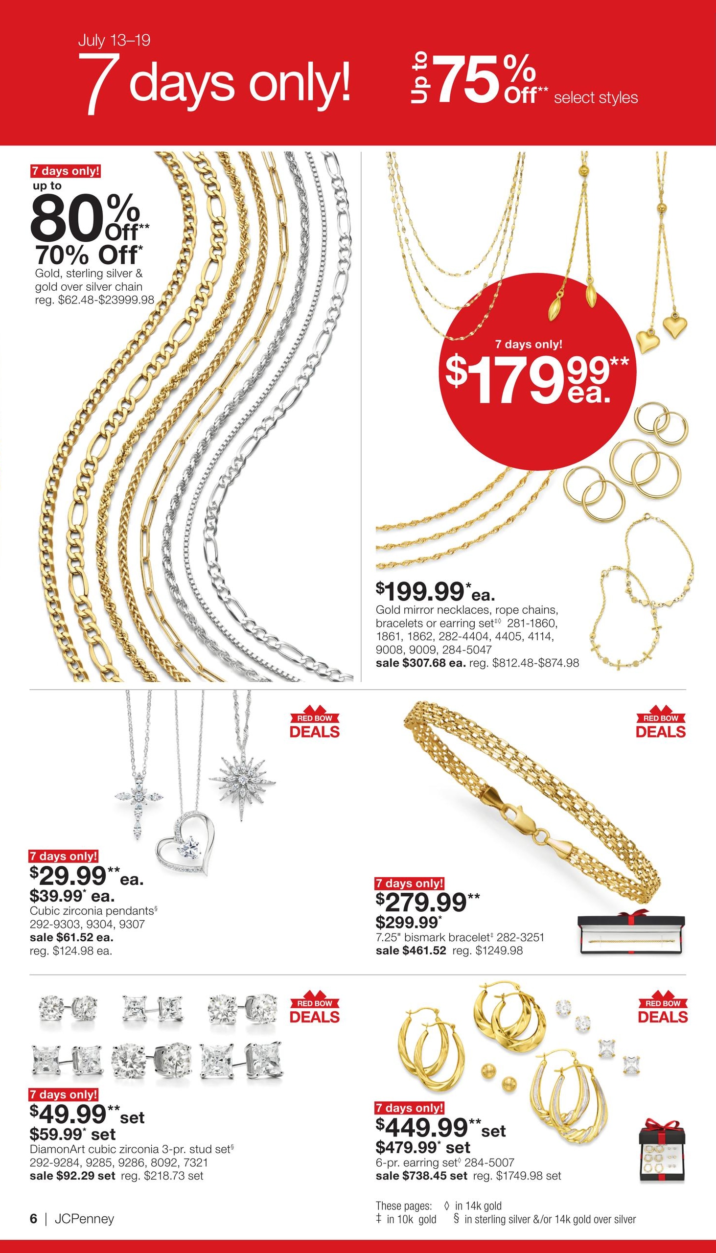 JCPenney Semi-Annual Jewelry Sale Weekly Ad July 13 - August 16, 2026