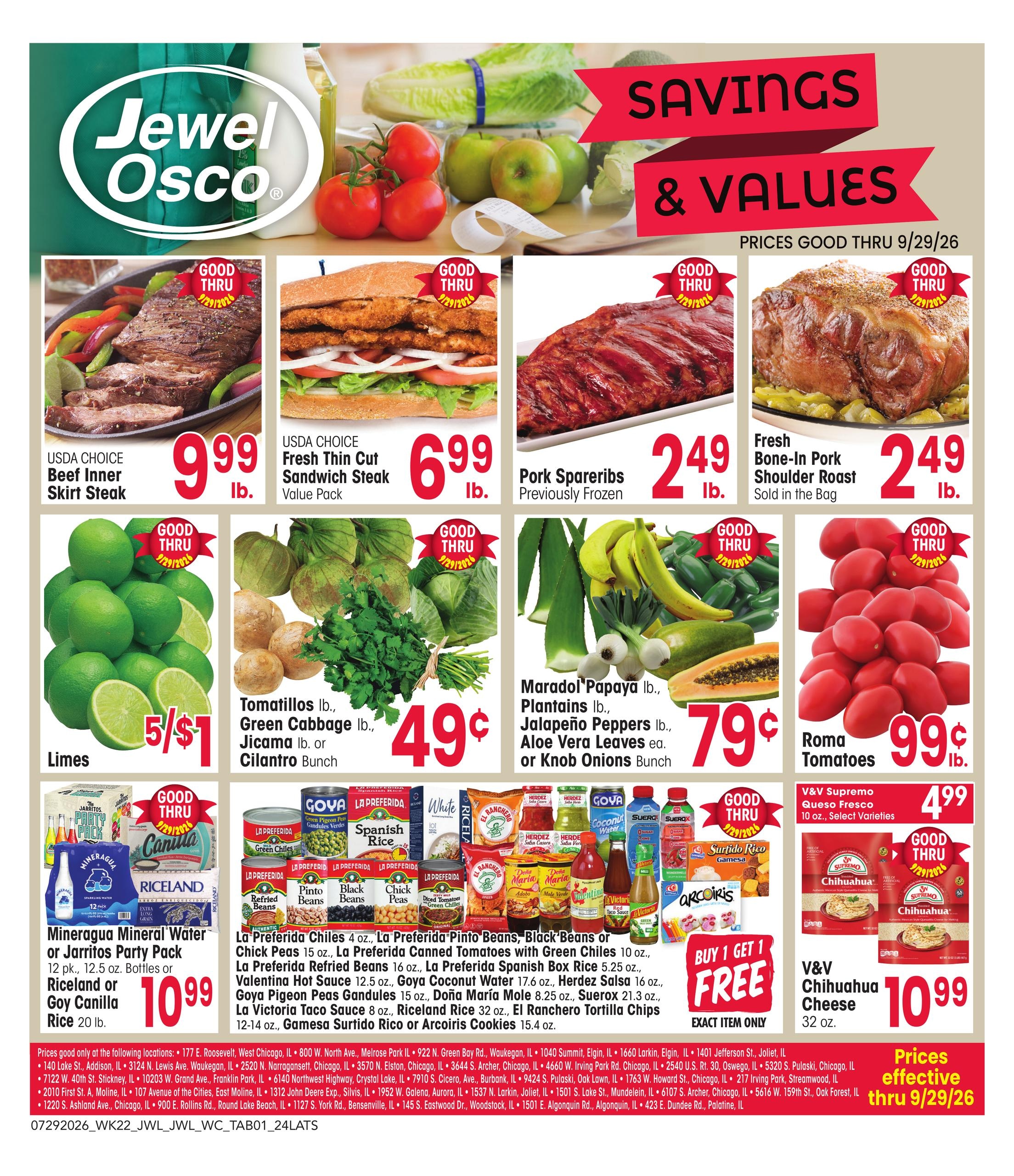 Jewel-Osco (Davenport Area, IA) Specialty Publication Weekly Ad July 29 - September 29, 2026