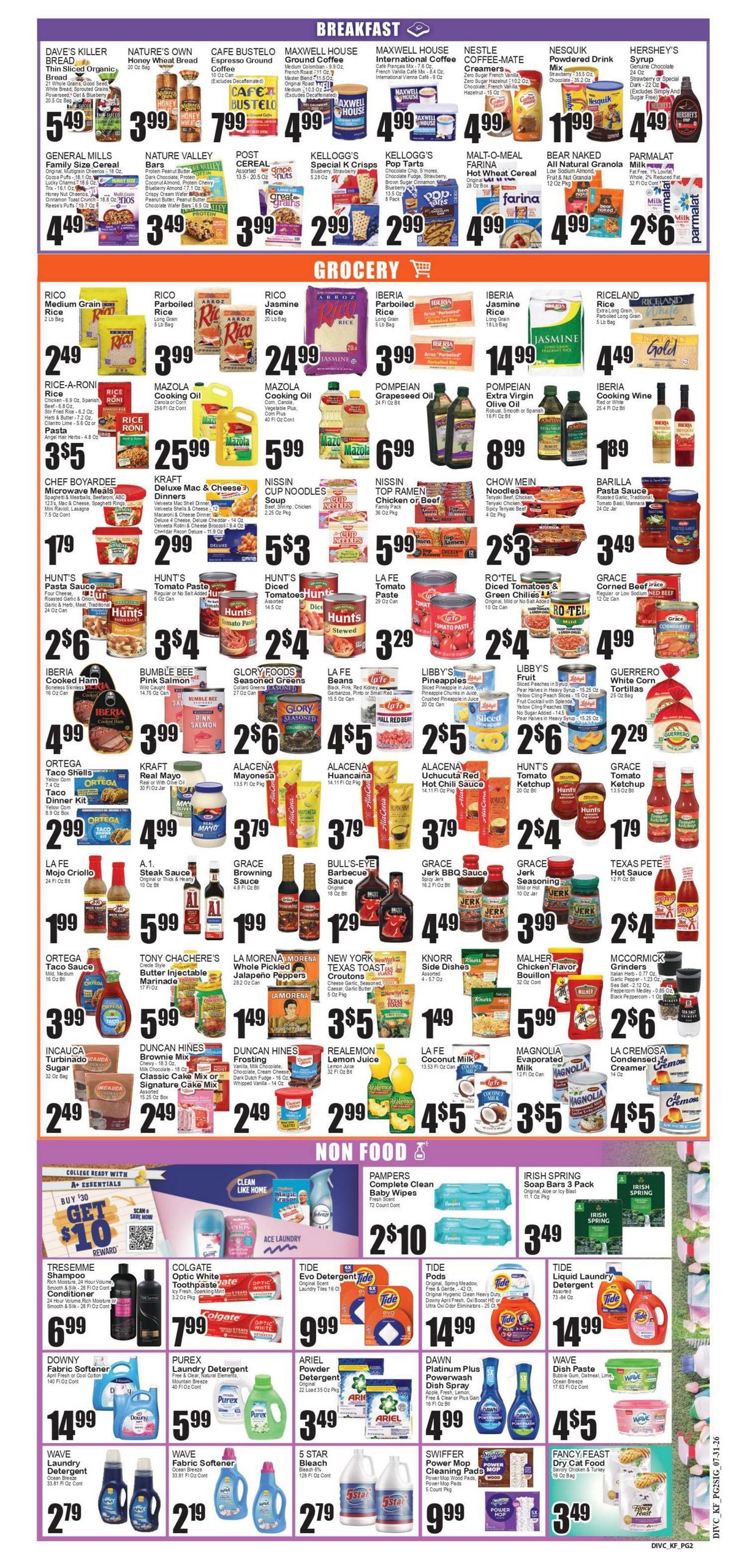 Sabor Tropical Weekly Ad July 31 - August 6, 2026
