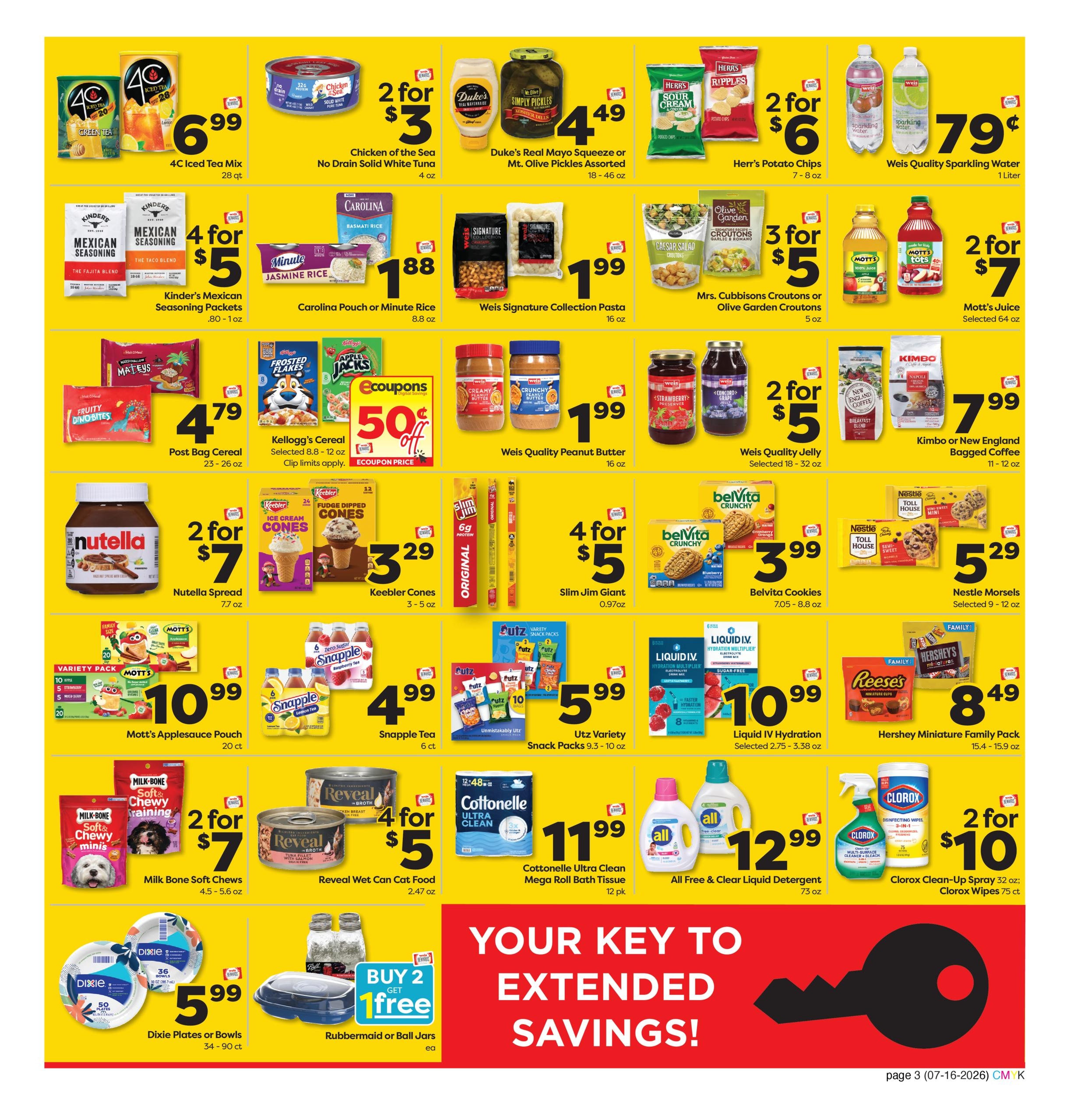 Weis Markets Ad Specials Weekly Ad July 16 - August 12, 2026