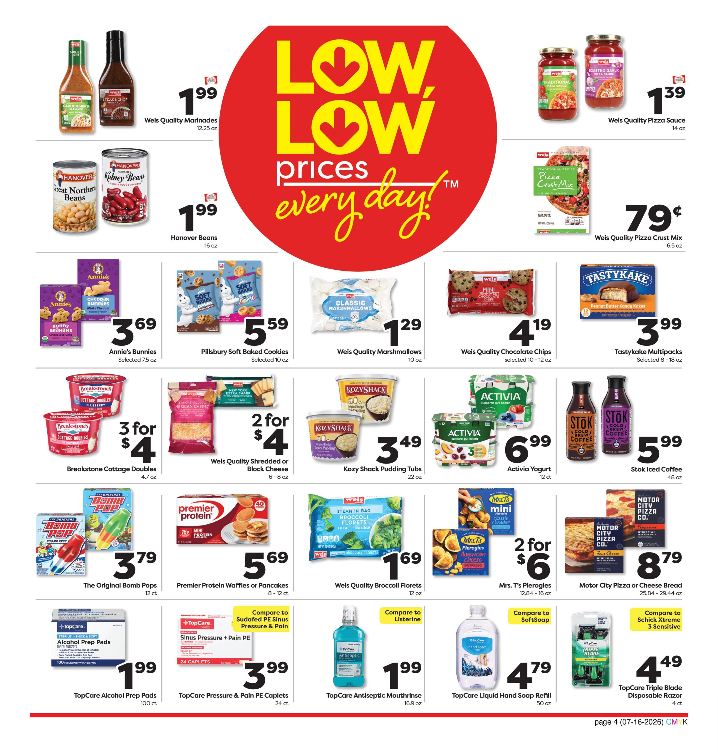 Weis Markets Ad Specials Weekly Ad July 16 - August 12, 2026