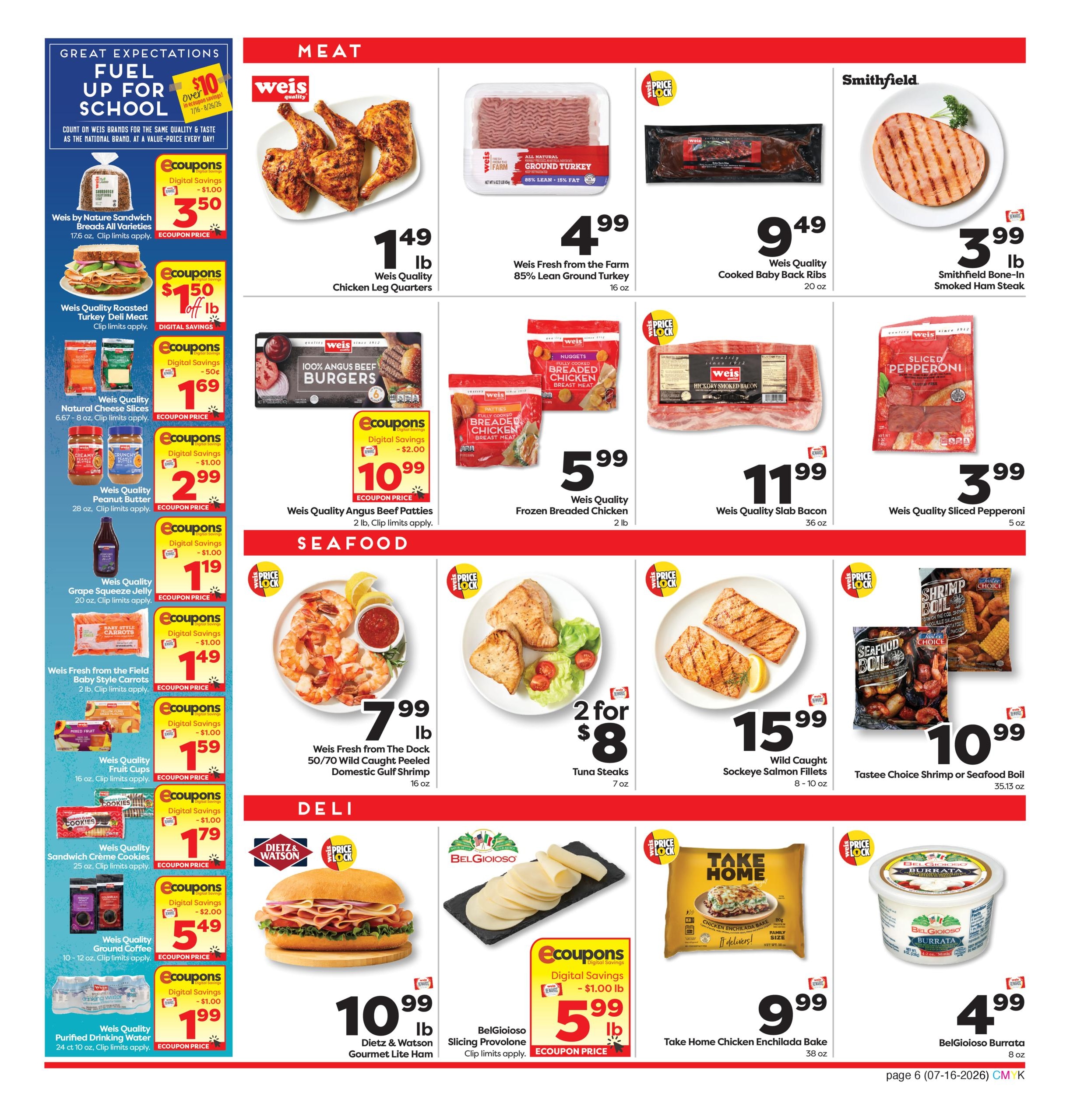 Weis Markets Ad Specials Weekly Ad July 16 - August 12, 2026