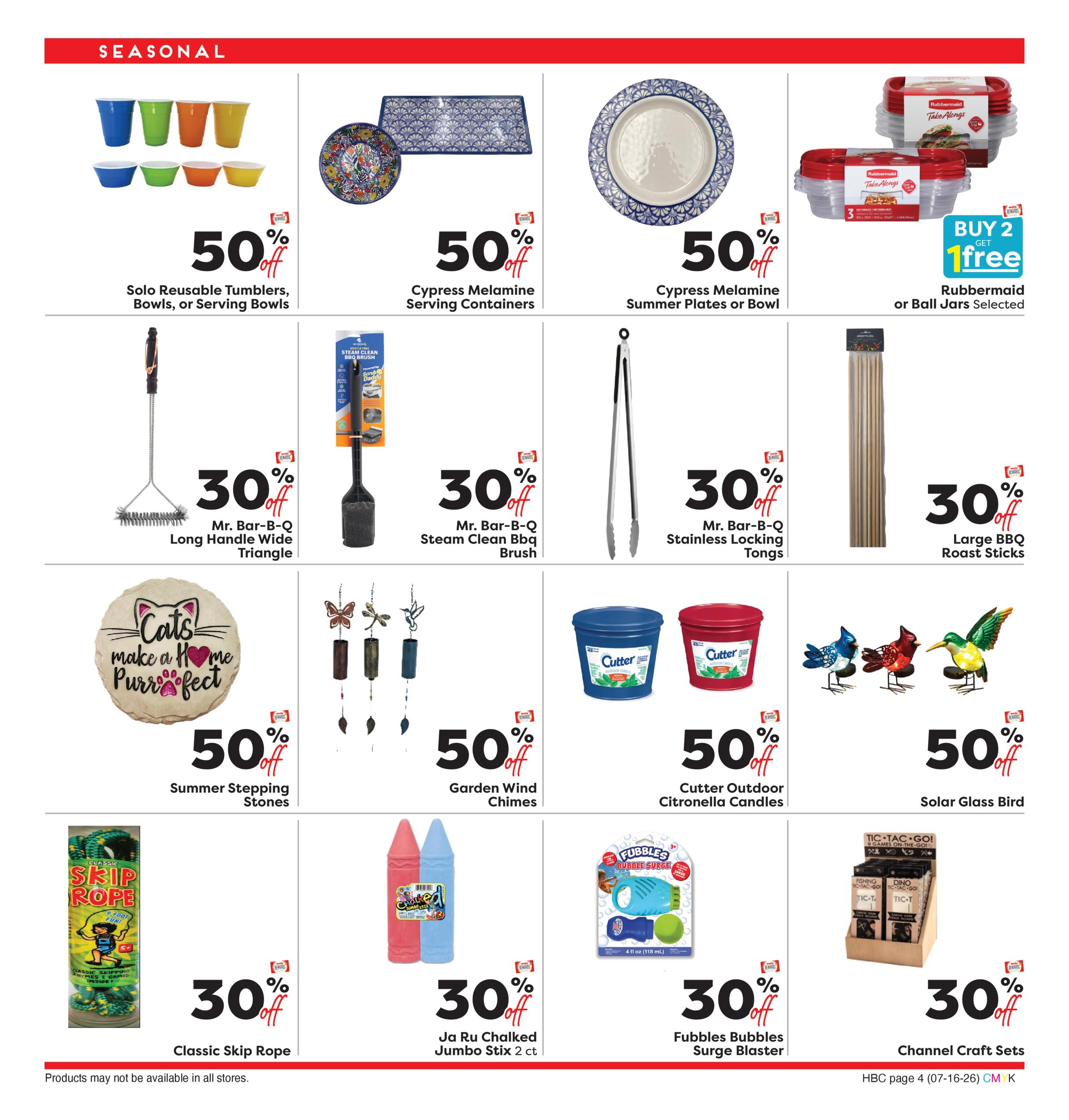 Weis Markets Monthly Home Weekly Ad July 16 - August 12, 2026